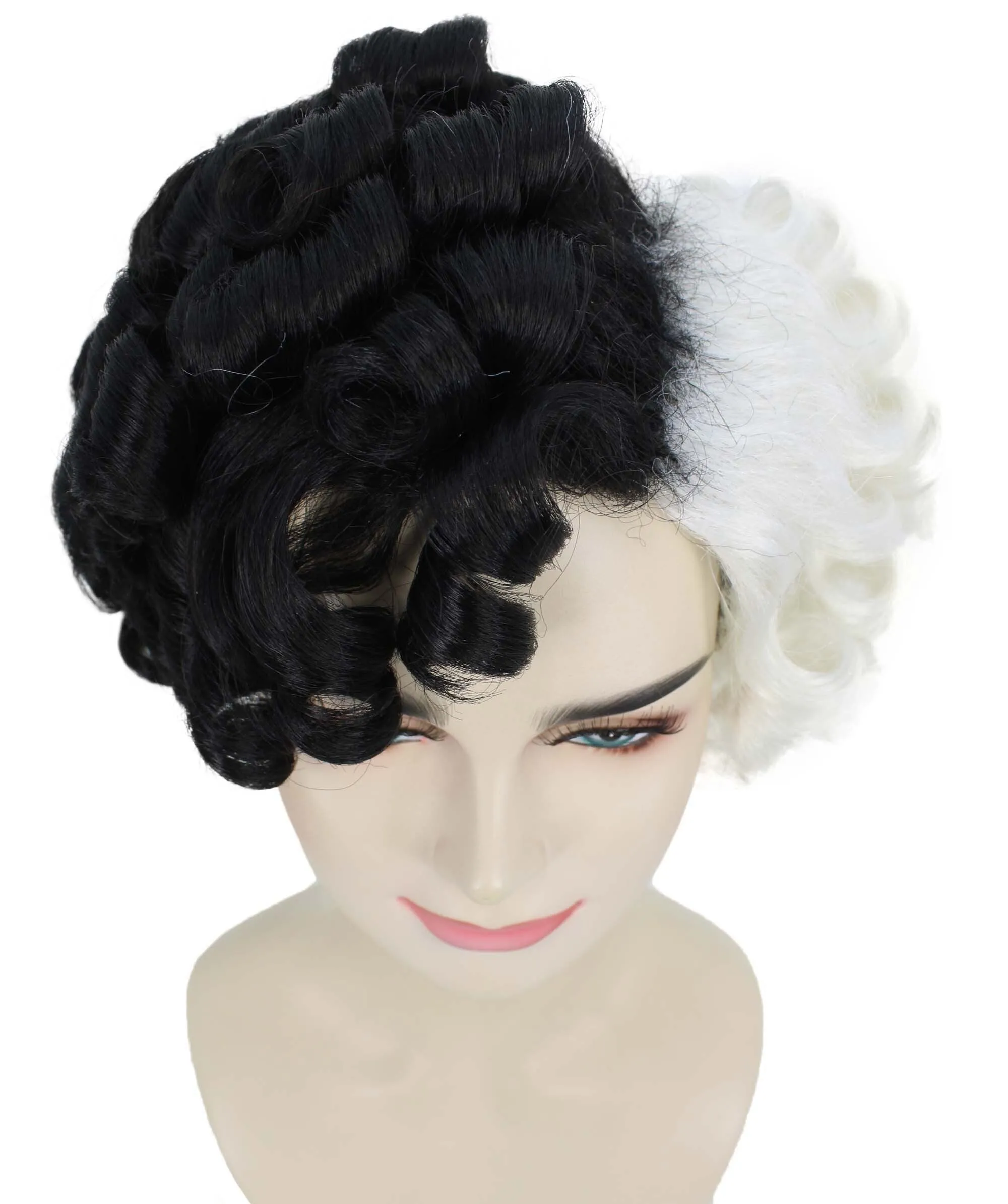 Doll Curly Womens Wig Collection | Character Cosplay Halloween Wig | Premium Breathable Capless Cap | HPO