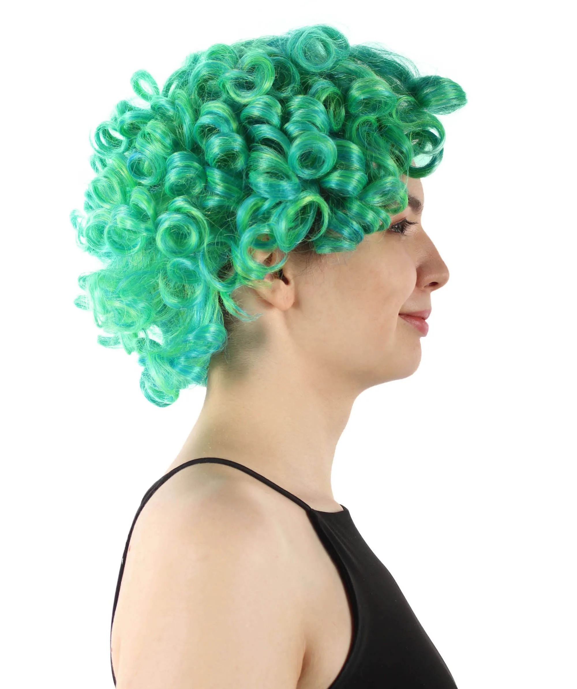 Doll Curly Womens Wig Collection | Character Cosplay Halloween Wig | Premium Breathable Capless Cap | HPO