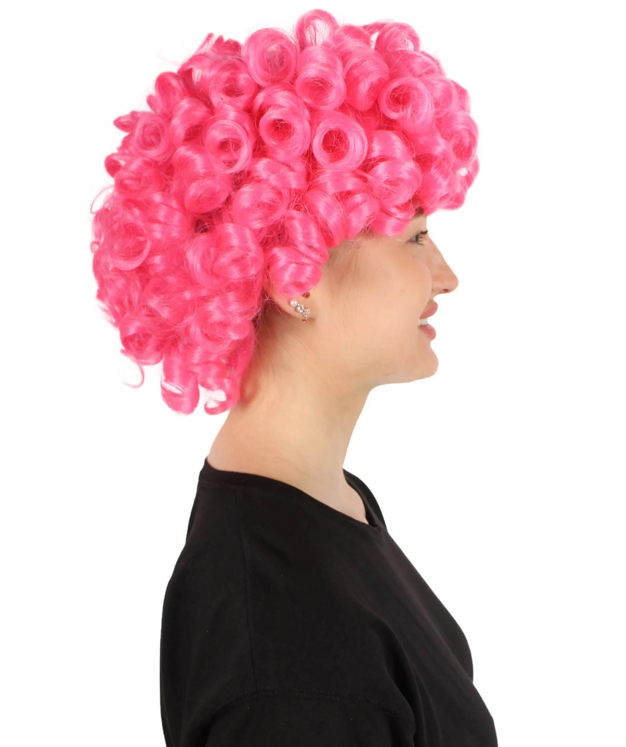 Doll Curly Womens Wig Collection | Character Cosplay Halloween Wig | Premium Breathable Capless Cap | HPO