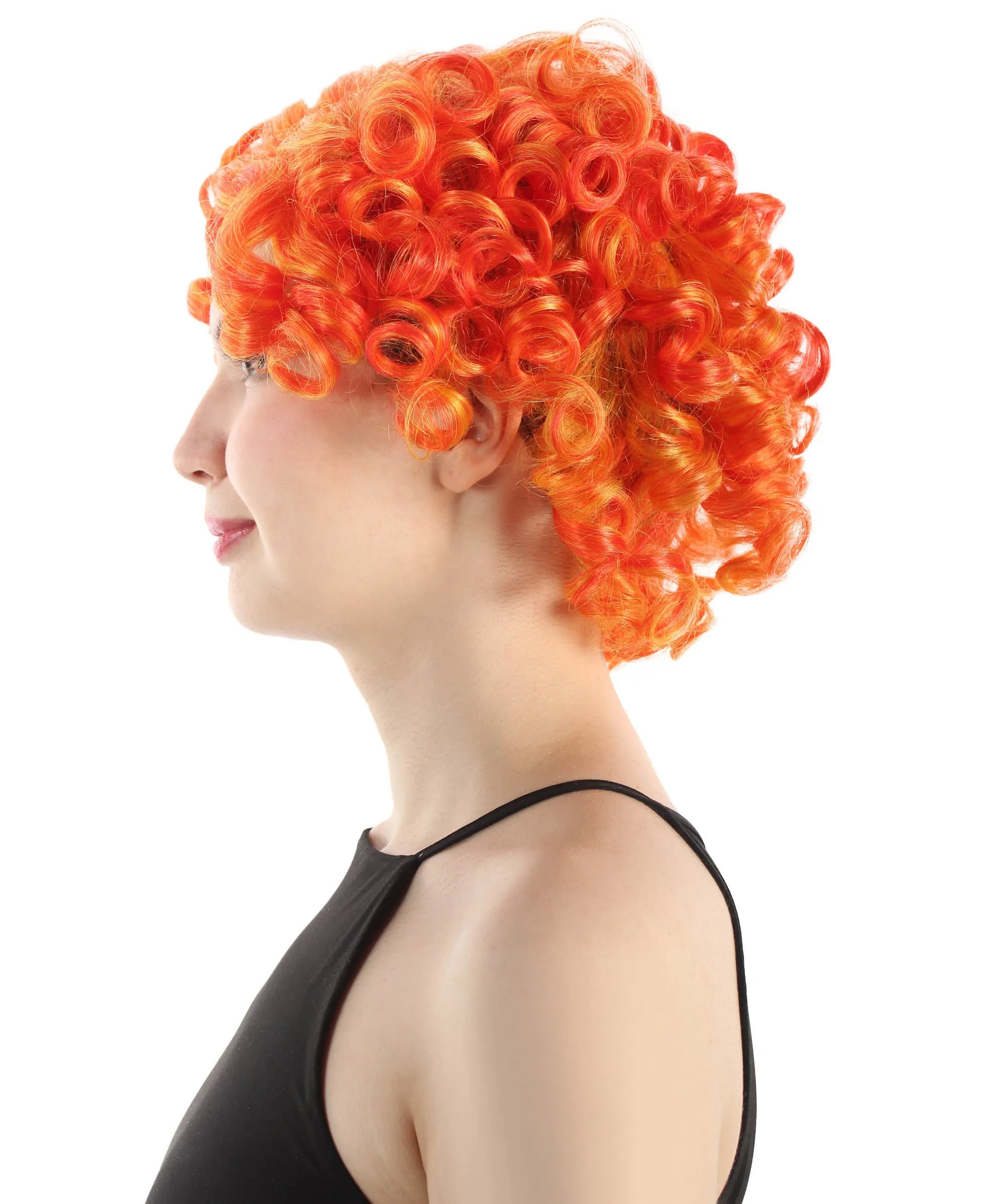 Doll Curly Womens Wig Collection | Character Cosplay Halloween Wig | Premium Breathable Capless Cap | HPO