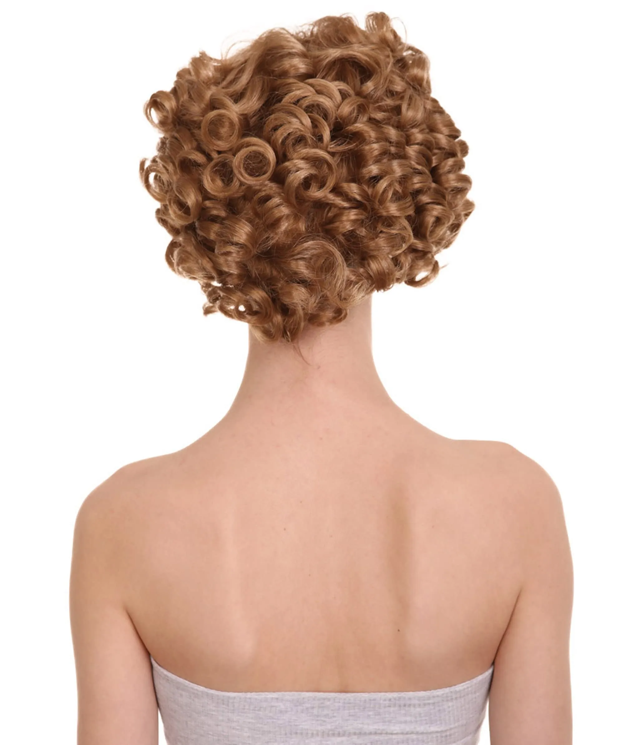Doll Curly Womens Wig Collection | Character Cosplay Halloween Wig | Premium Breathable Capless Cap | HPO