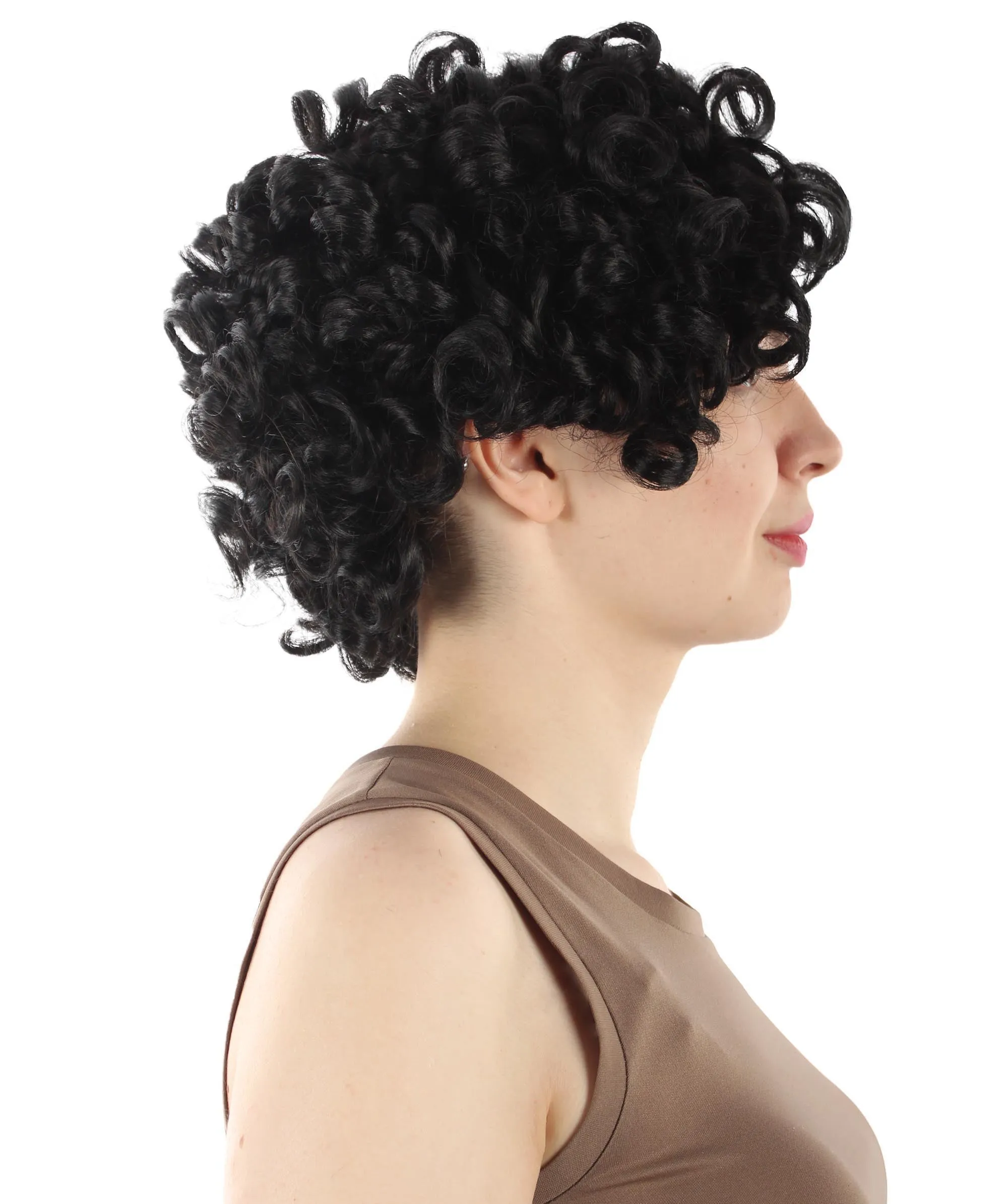 Doll Curly Womens Wig Collection | Character Cosplay Halloween Wig | Premium Breathable Capless Cap | HPO