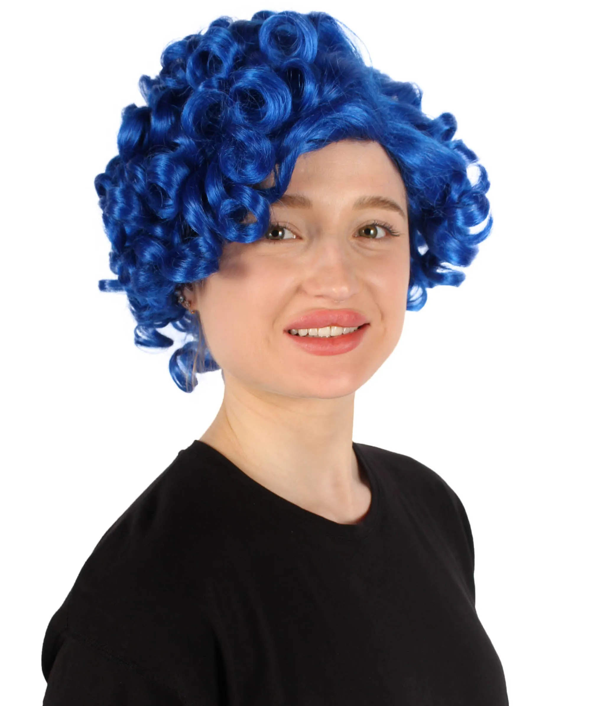 Doll Curly Womens Wig Collection | Character Cosplay Halloween Wig | Premium Breathable Capless Cap | HPO