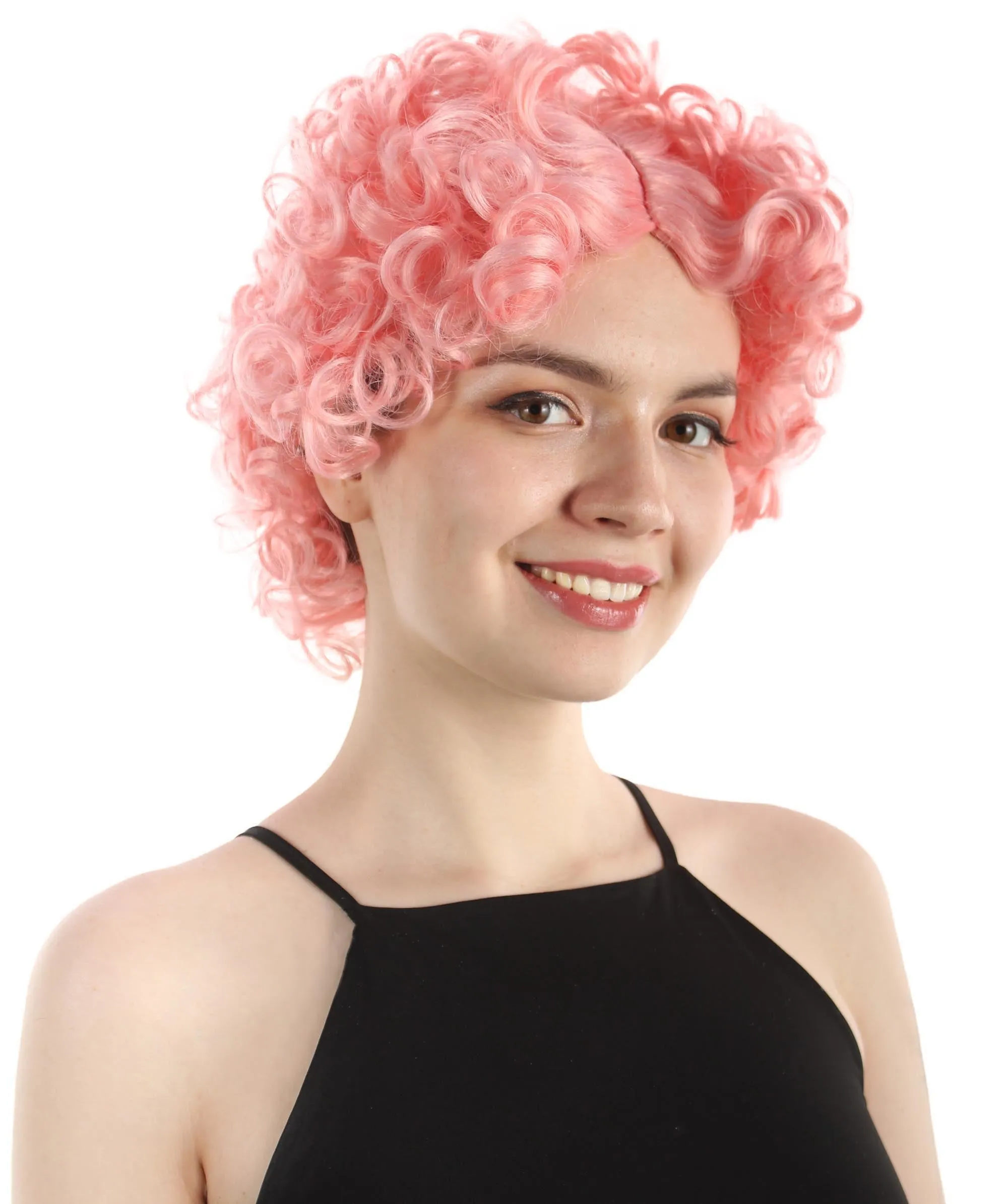 Doll Curly Womens Wig Collection | Character Cosplay Halloween Wig | Premium Breathable Capless Cap | HPO