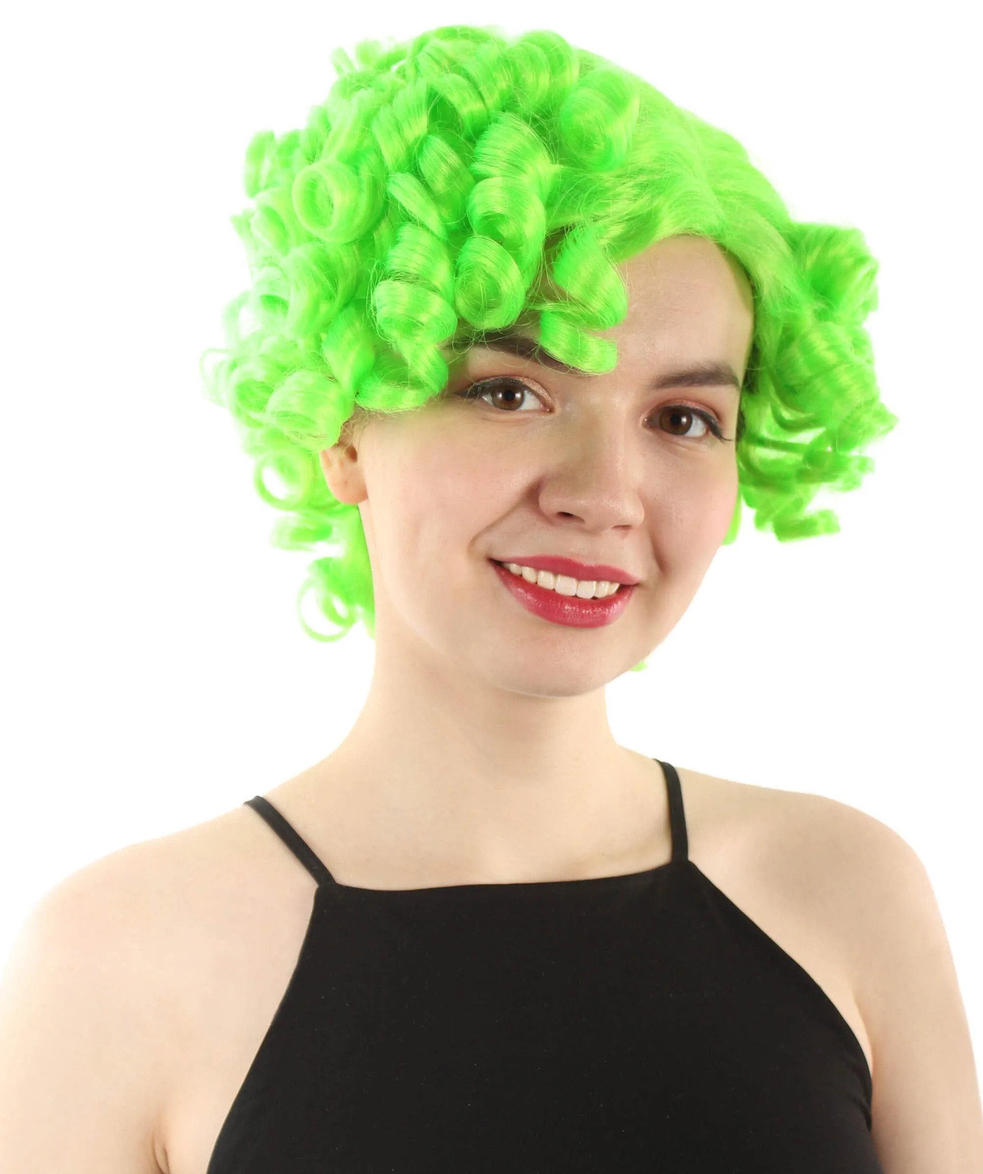 Doll Curly Womens Wig Collection | Character Cosplay Halloween Wig | Premium Breathable Capless Cap | HPO