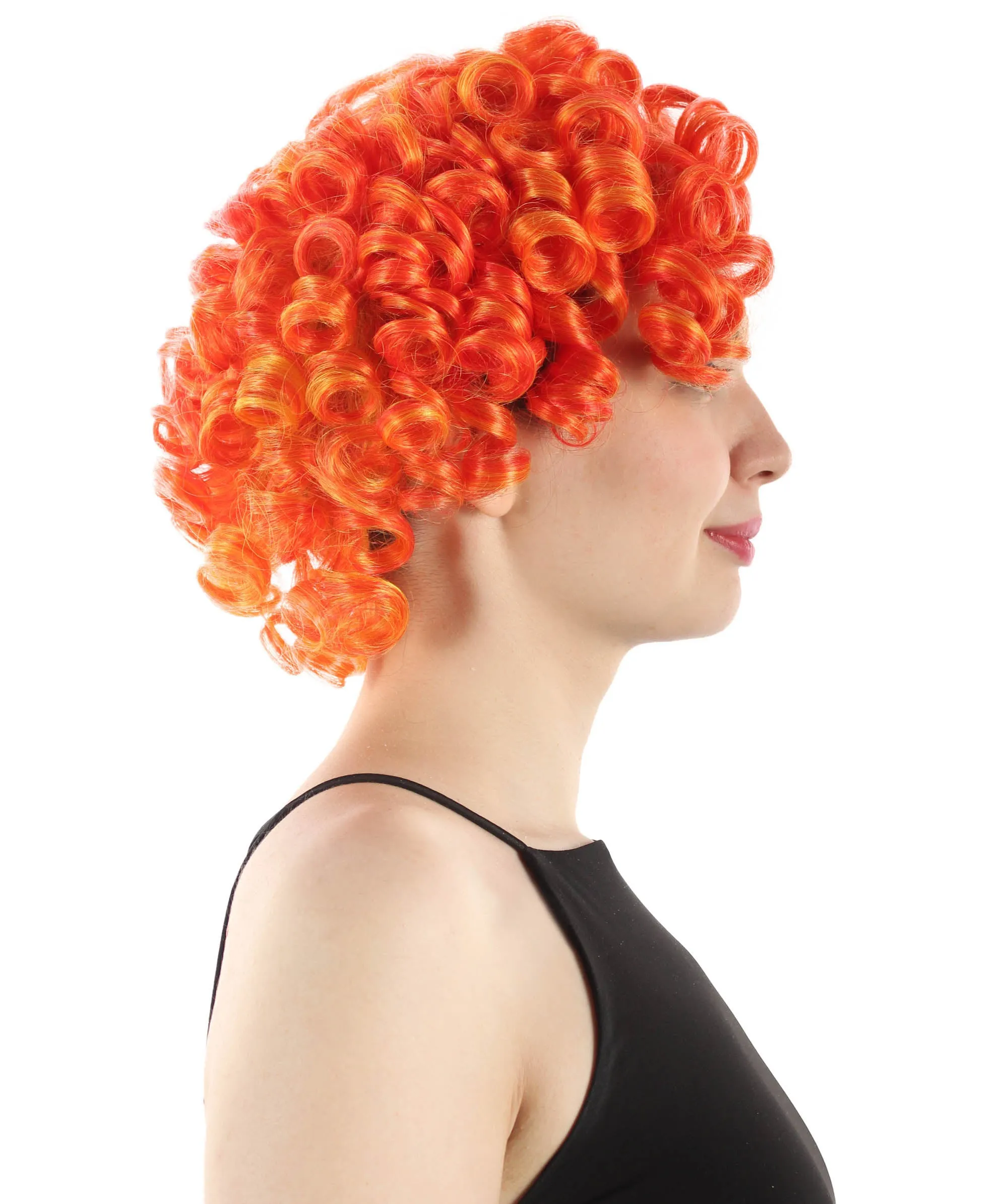 Doll Curly Womens Wig Collection | Character Cosplay Halloween Wig | Premium Breathable Capless Cap | HPO