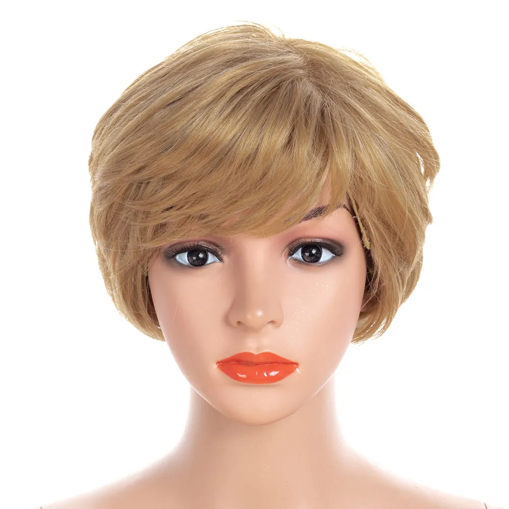 European Women’s Natural Realistic Wigs Fashion Synthetic Wig Fake Hair