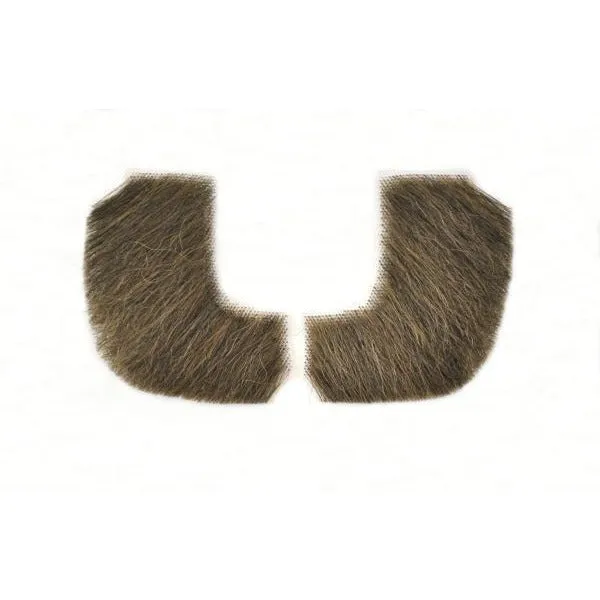 Fake Sideburns 2019 - 100% Human Hair