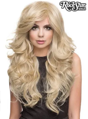 Farrah Blonde Bombshell Womens Deluxe Fashion Wig