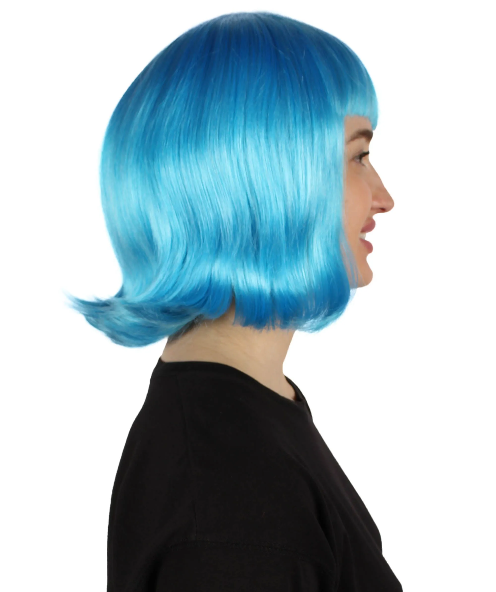 Female Vampire Wig | Cosplay Black Vampire Wigs | Premium Breathable Capless Cap