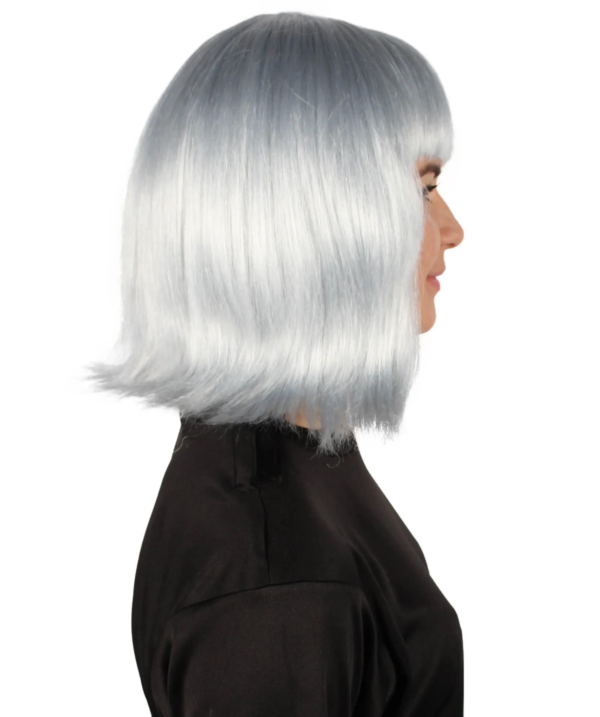 Female Vampire Wig | Cosplay Black Vampire Wigs | Premium Breathable Capless Cap