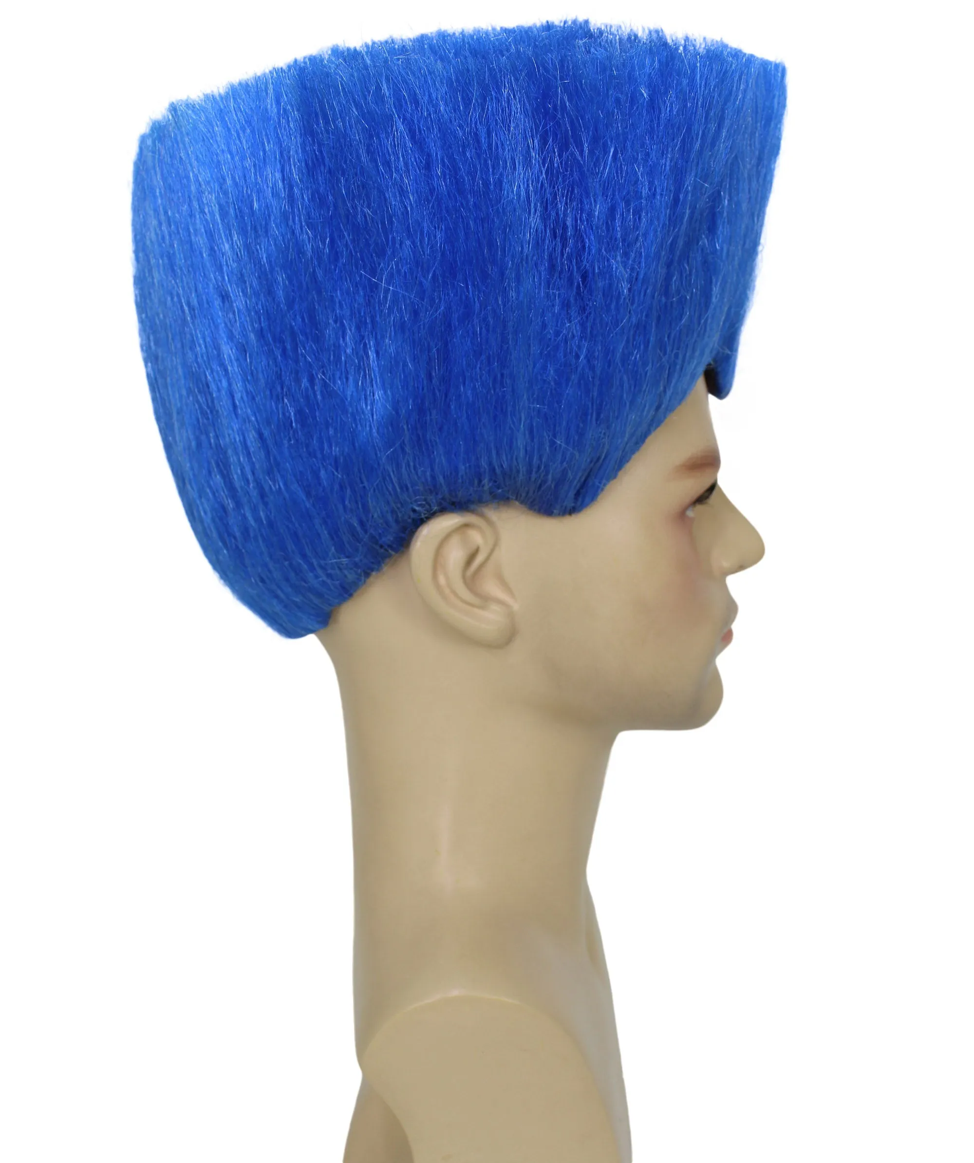 Fighter Game Wig | Men's Short Length Electric Multiple Color Straight Spiked Cosplay Wig