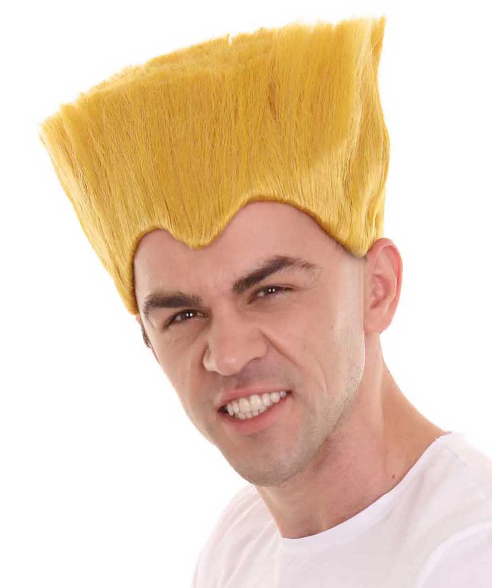 Fighter Game Wig | Men's Short Length Electric Multiple Color Straight Spiked Cosplay Wig
