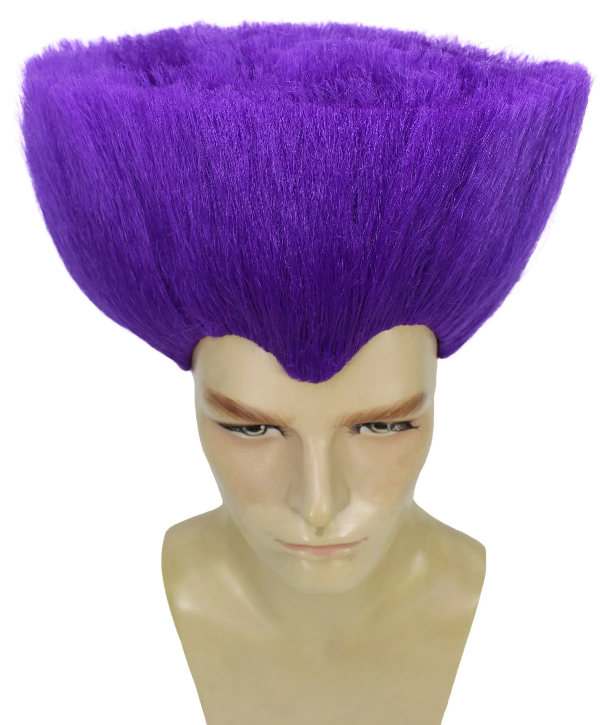 Fighter Game Wig | Men's Short Length Electric Multiple Color Straight Spiked Cosplay Wig