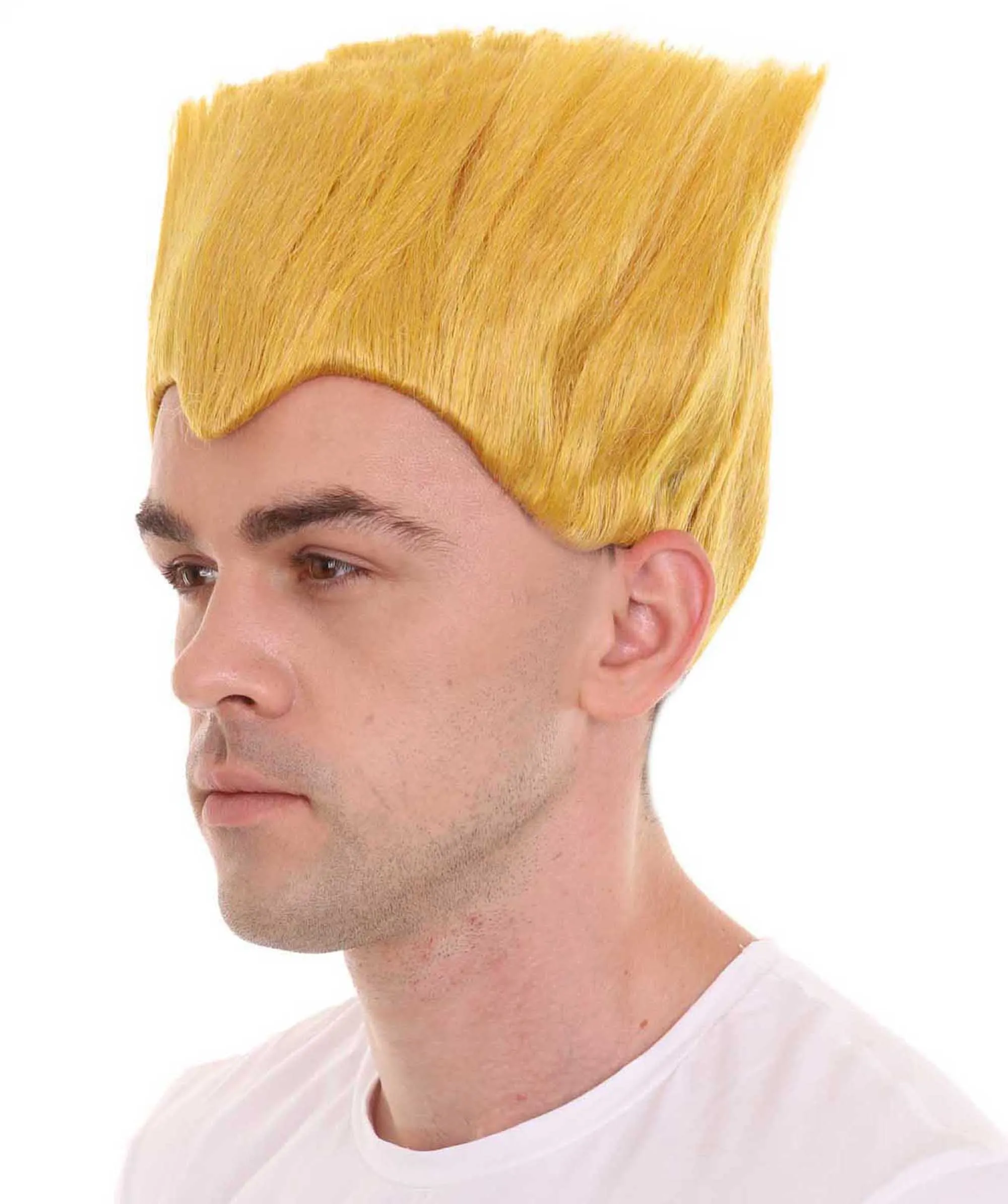 Fighter Game Wig | Men's Short Length Electric Multiple Color Straight Spiked Cosplay Wig