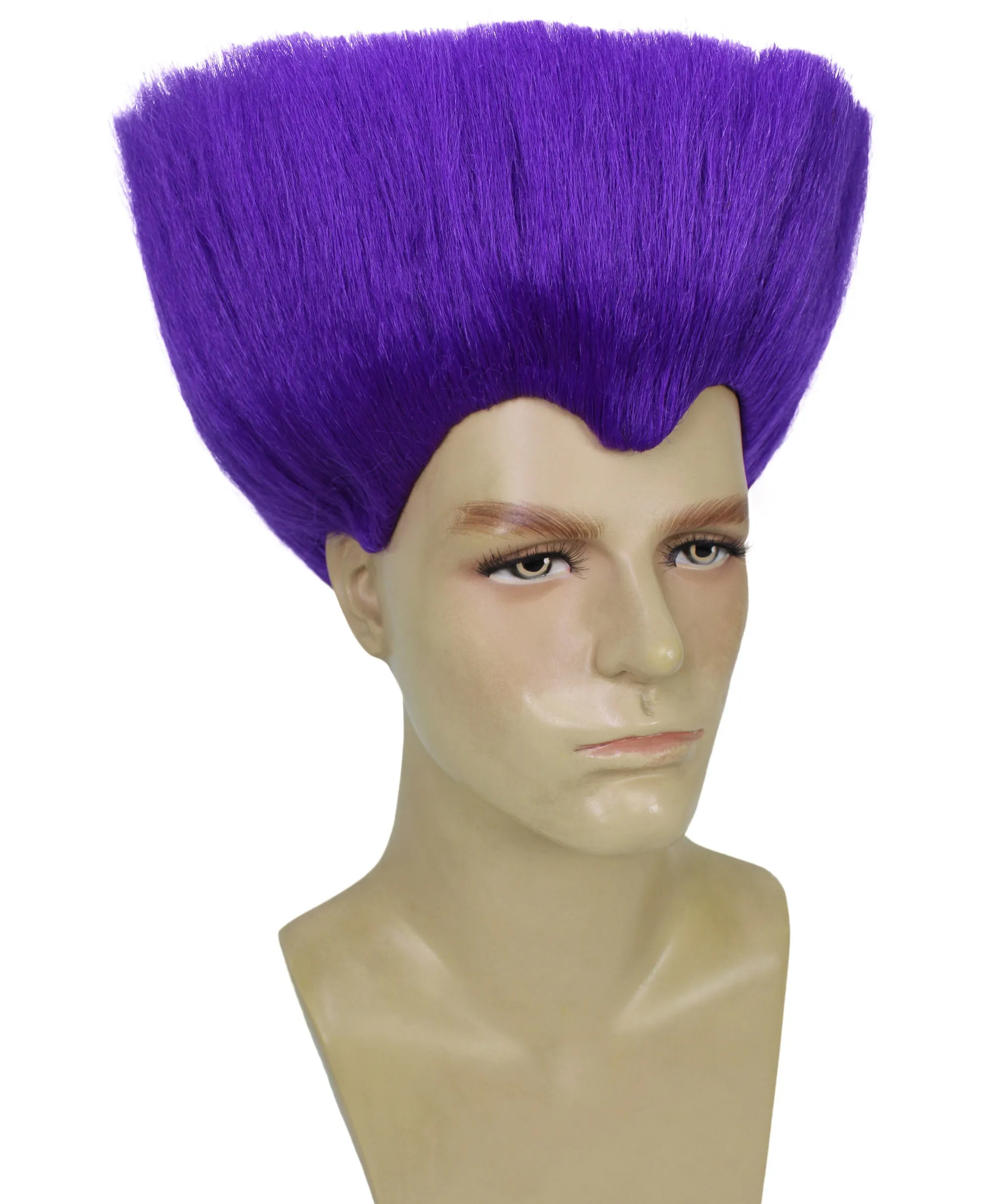 Fighter Game Wig | Men's Short Length Electric Multiple Color Straight Spiked Cosplay Wig