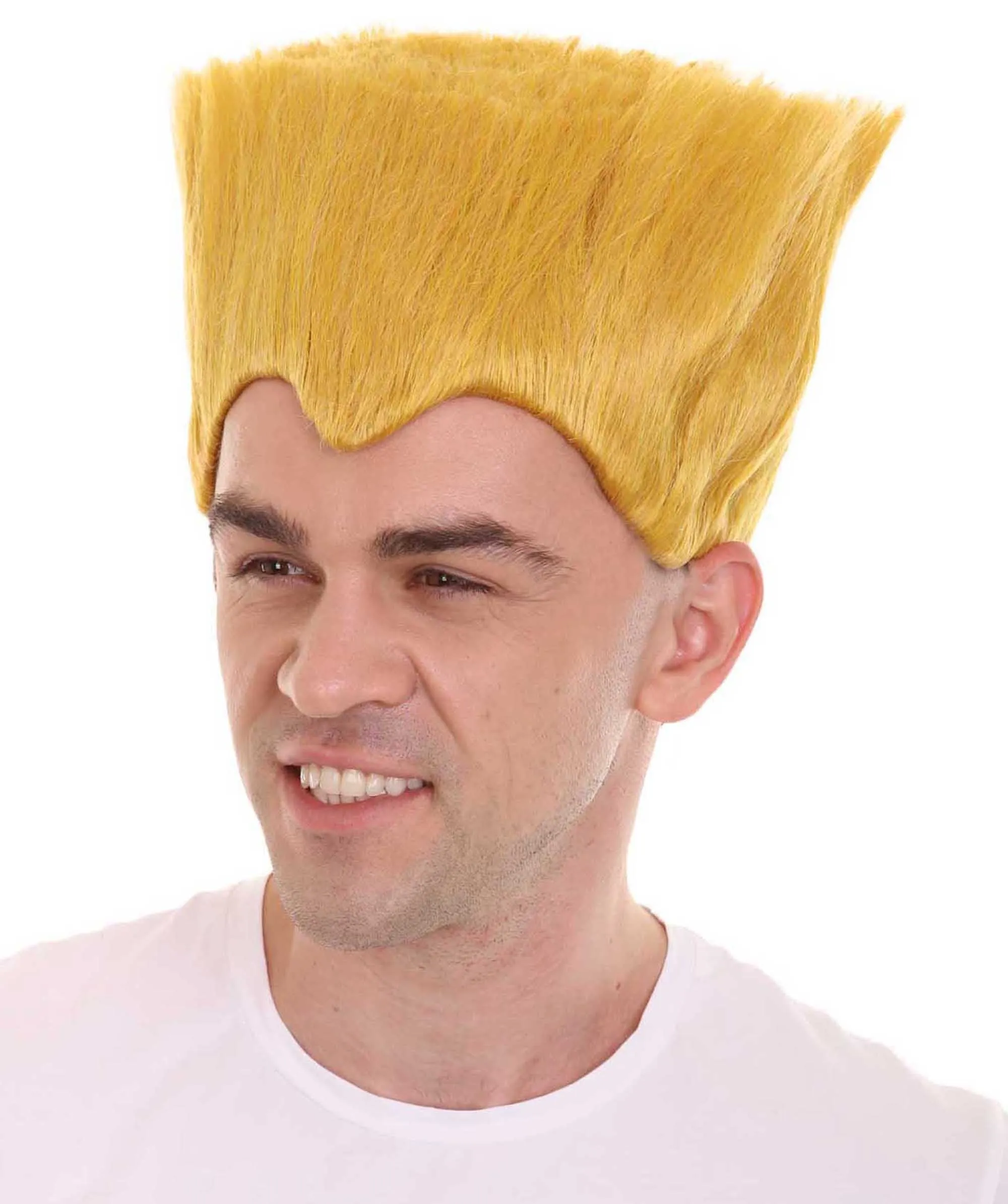 Fighter Game Wig | Men's Short Length Electric Multiple Color Straight Spiked Cosplay Wig