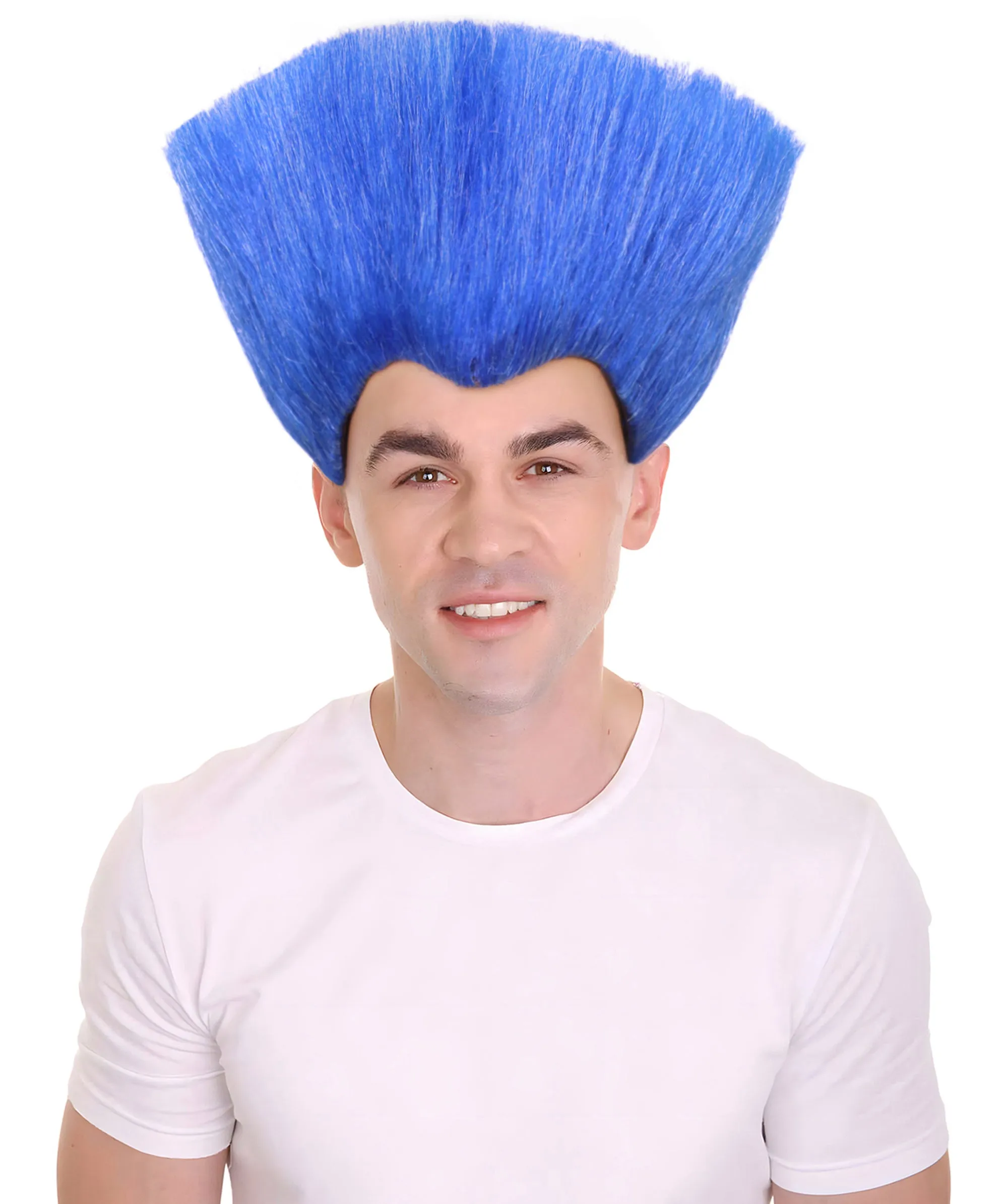 Fighter Game Wig | Men's Short Length Electric Multiple Color Straight Spiked Cosplay Wig