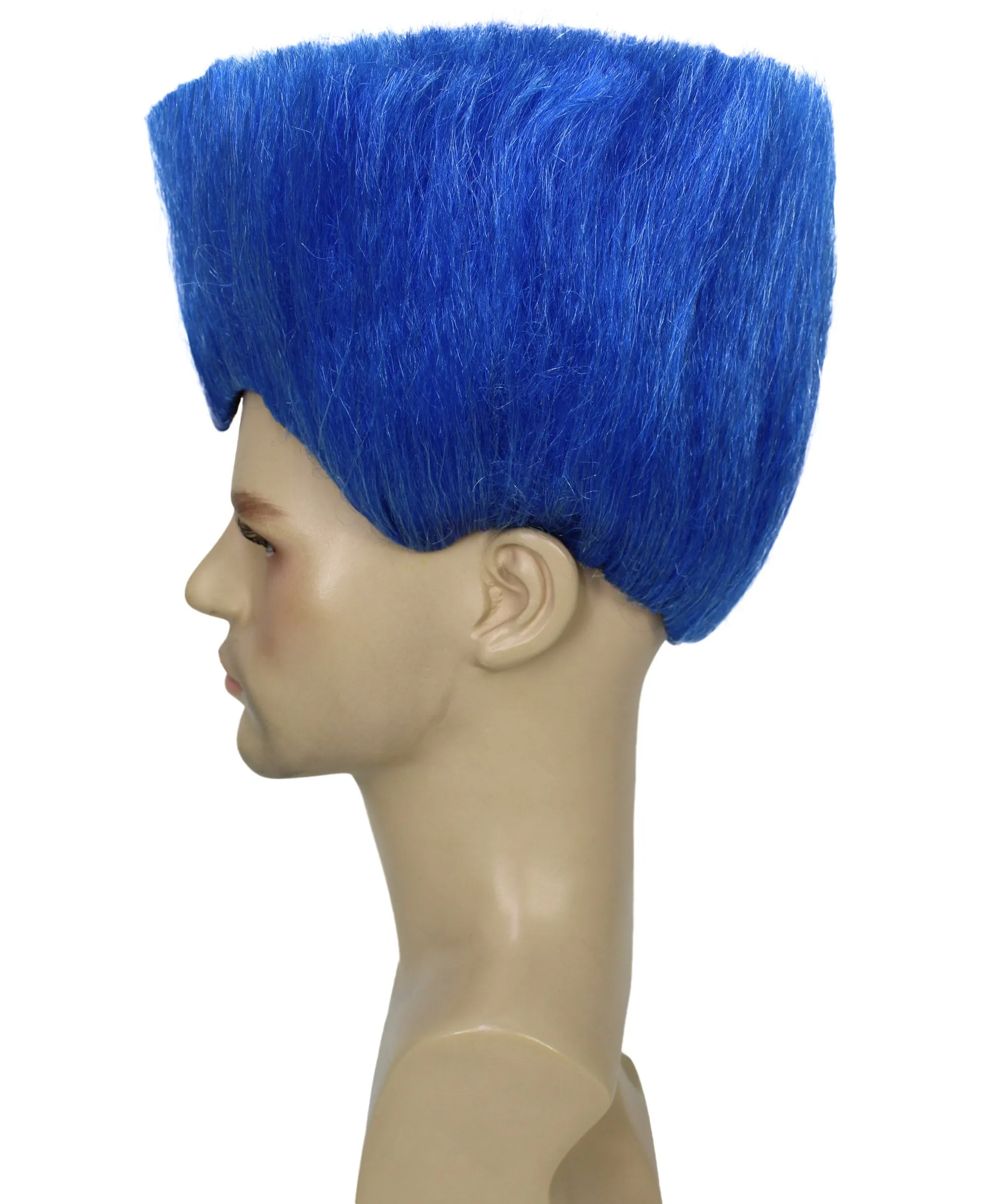 Fighter Game Wig | Men's Short Length Electric Multiple Color Straight Spiked Cosplay Wig