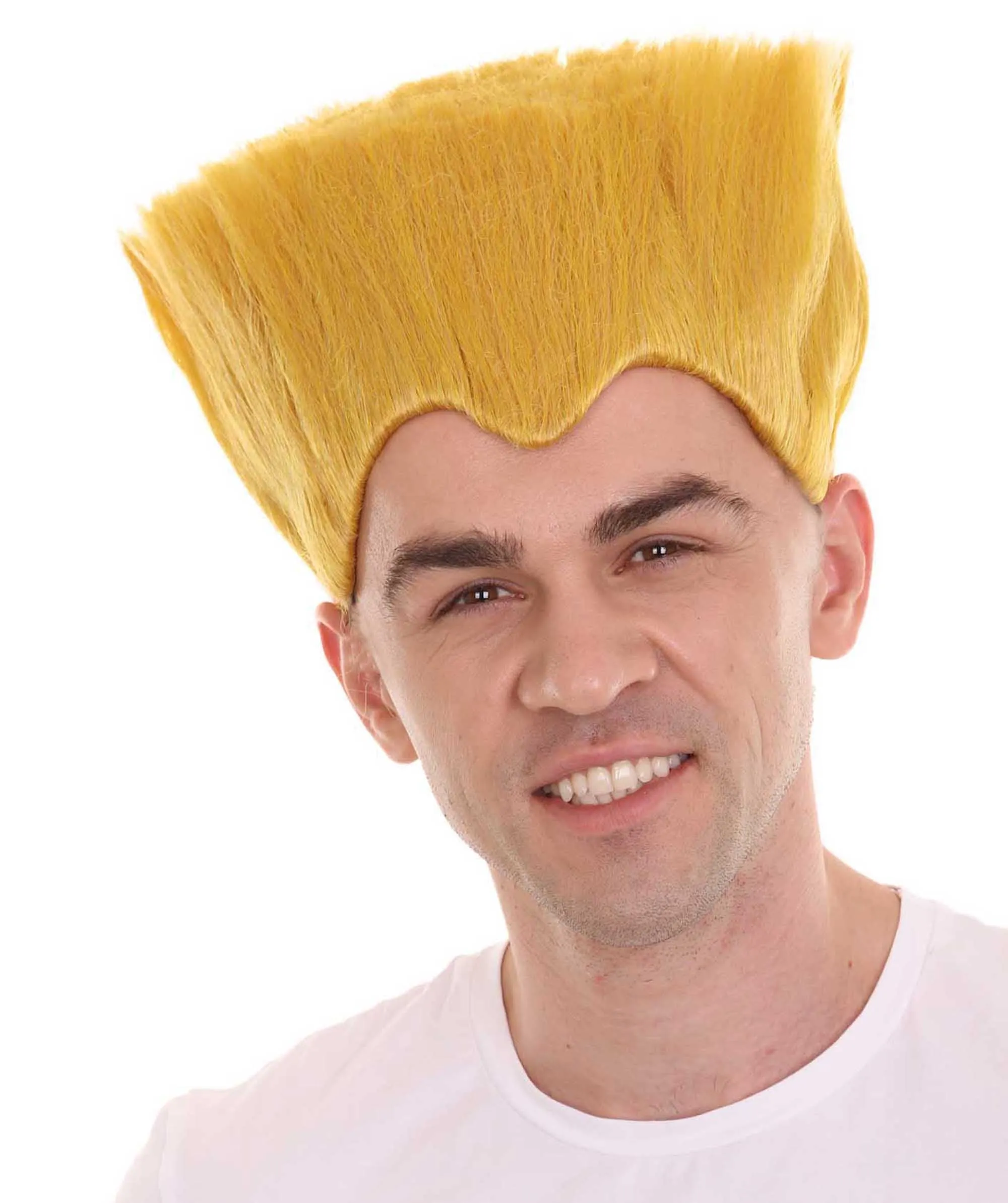 Fighter Game Wig | Men's Short Length Electric Multiple Color Straight Spiked Cosplay Wig