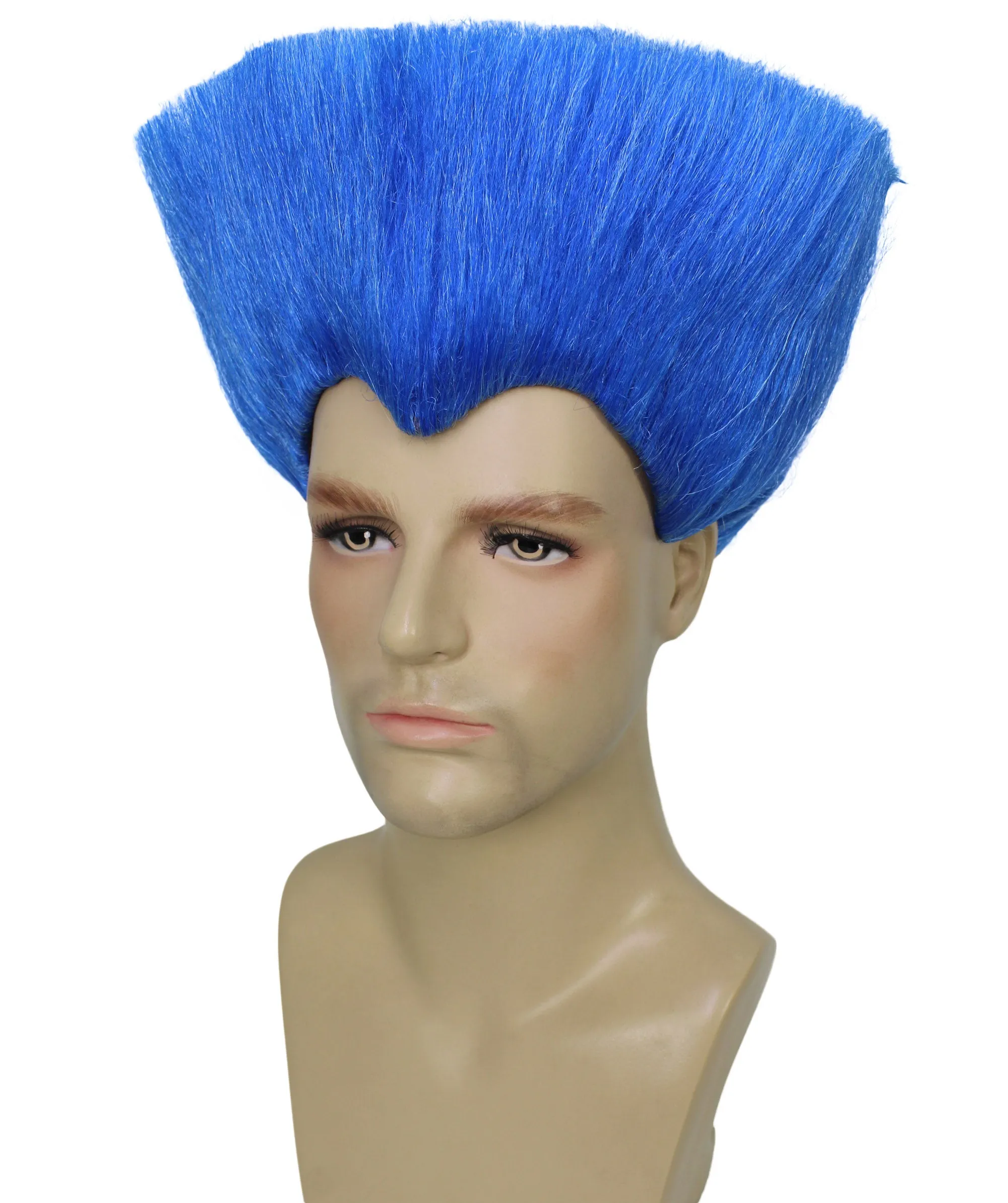 Fighter Game Wig | Men's Short Length Electric Multiple Color Straight Spiked Cosplay Wig