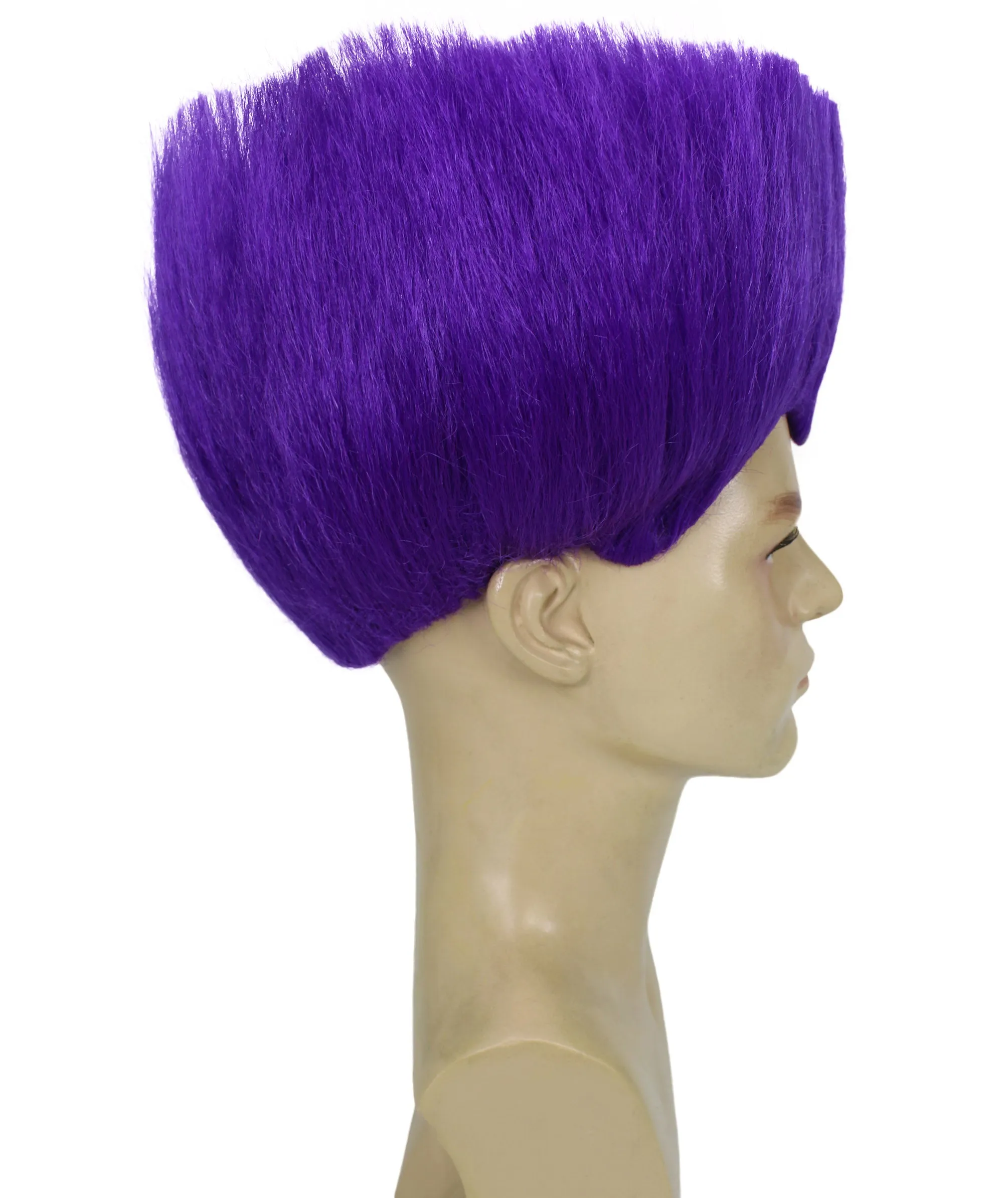 Fighter Game Wig | Men's Short Length Electric Multiple Color Straight Spiked Cosplay Wig