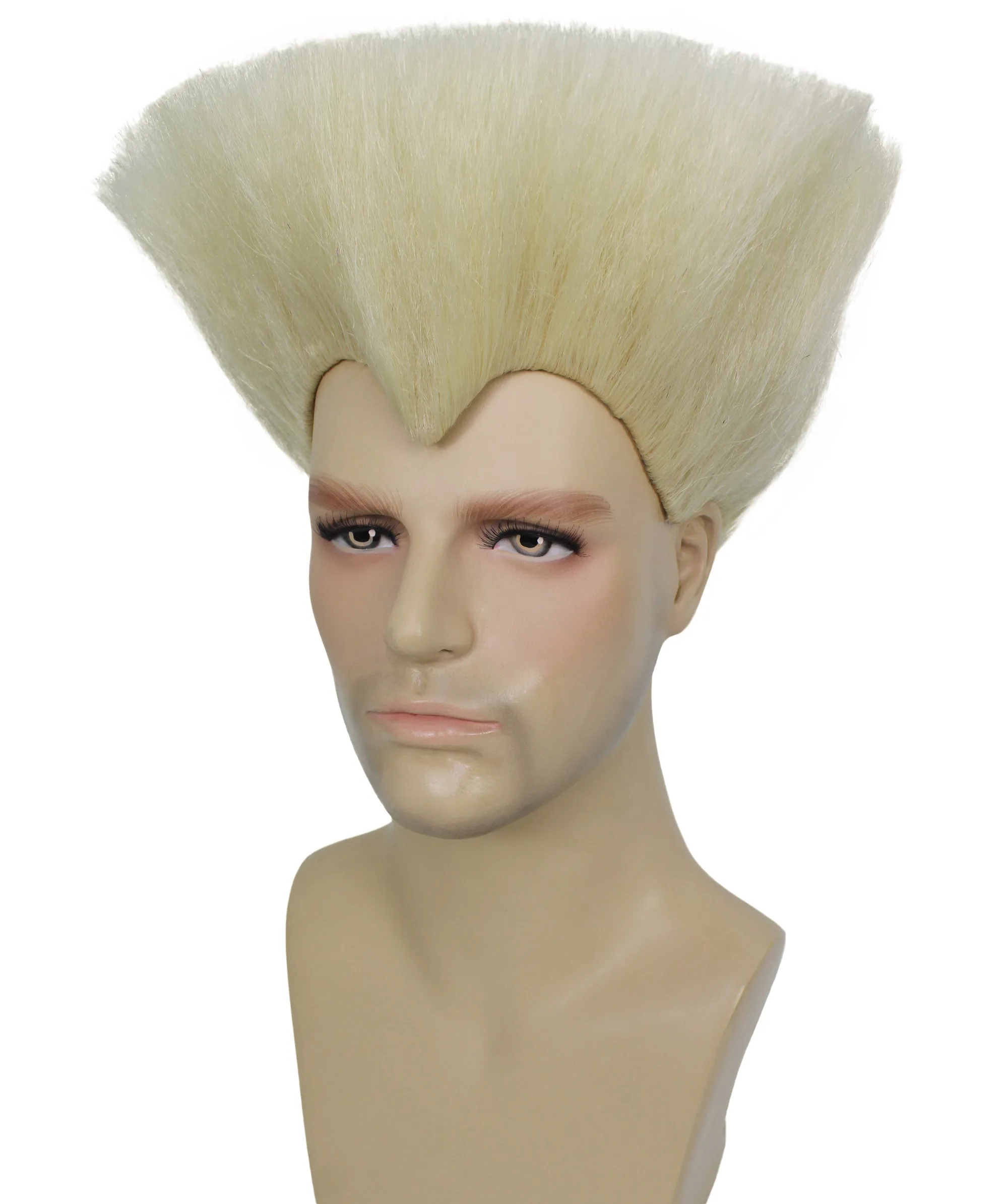 Fighter Game Wig | Men's Short Length Electric Multiple Color Straight Spiked Cosplay Wig