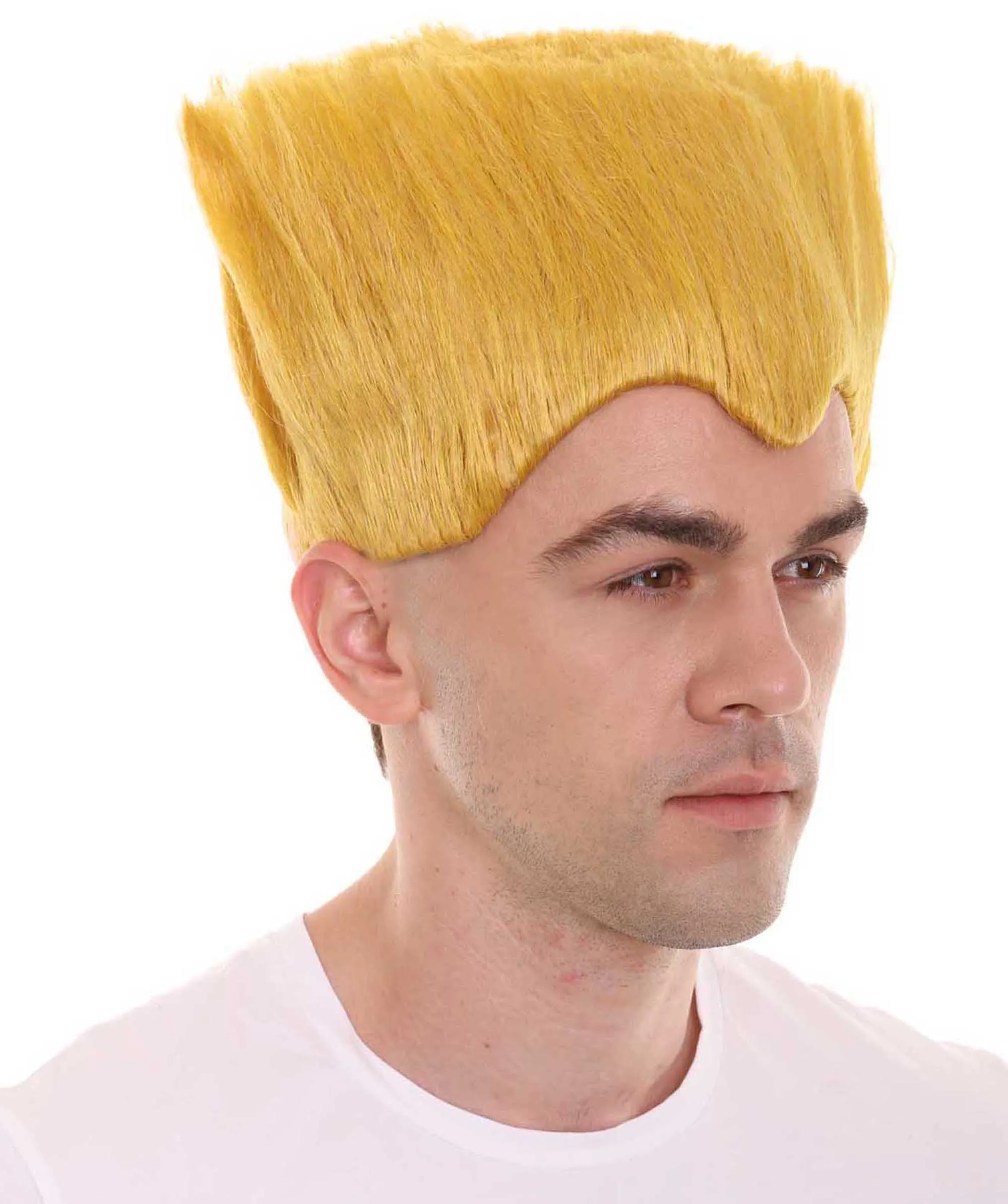 Fighter Game Wig | Men's Short Length Electric Multiple Color Straight Spiked Cosplay Wig