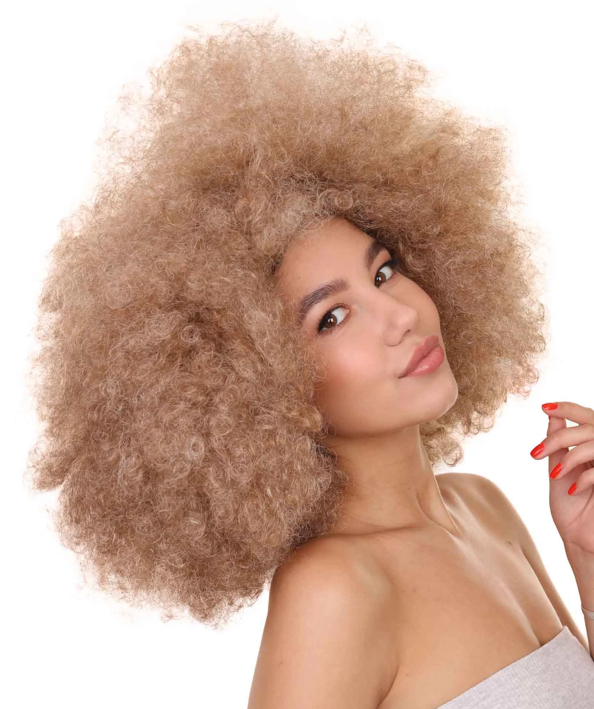 Foxy Afro Diva Queen Costume Wig | HPO