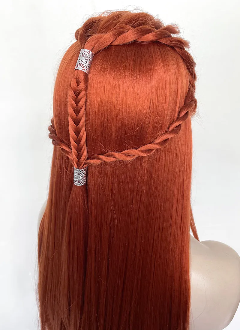 Ginger Braided Yaki Lace Front Synthetic Wig LF2140