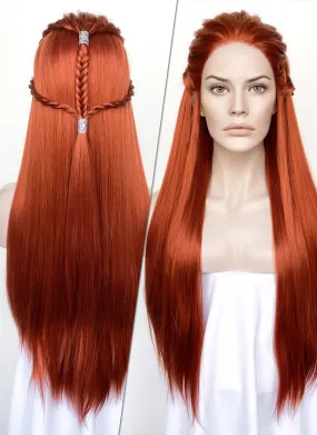 Ginger Braided Yaki Lace Front Synthetic Wig LF2140