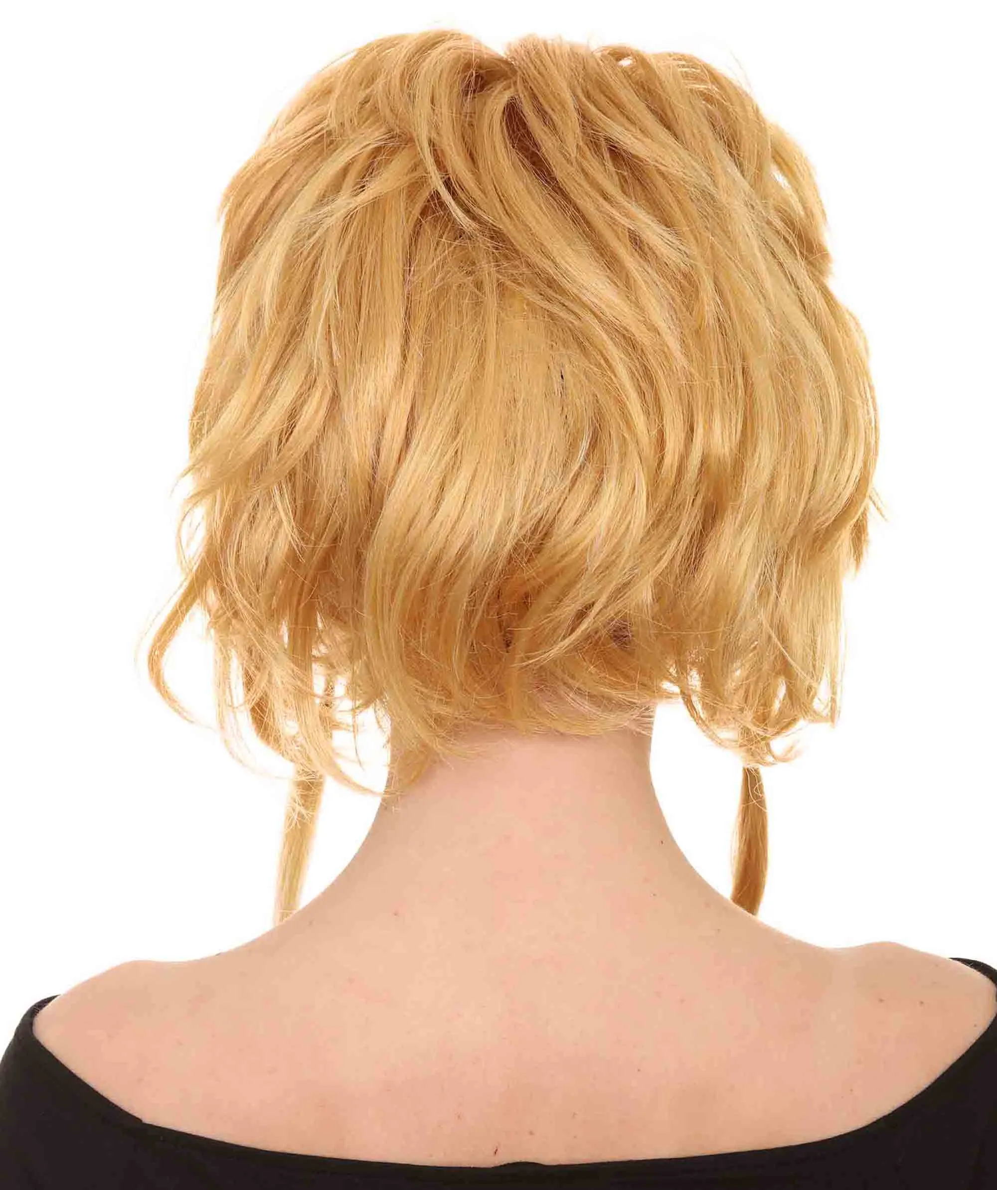 Gipsy Wig | Medium Golden Cosplay Halloween Wig | Premium Breathable Capless Cap