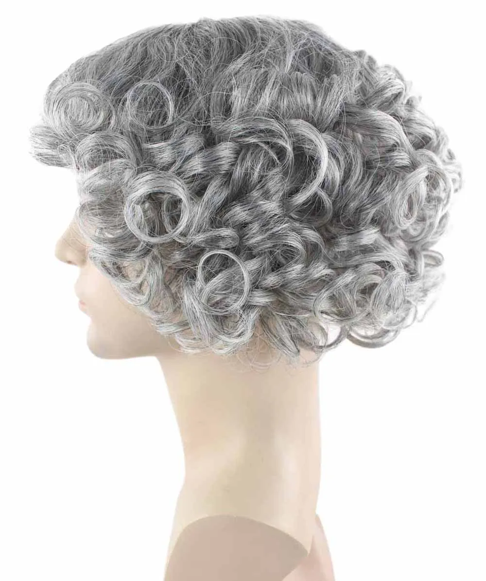 Grey Curly Wig | Cosplay Halloween Wig | Premium Breathable Capless Cap