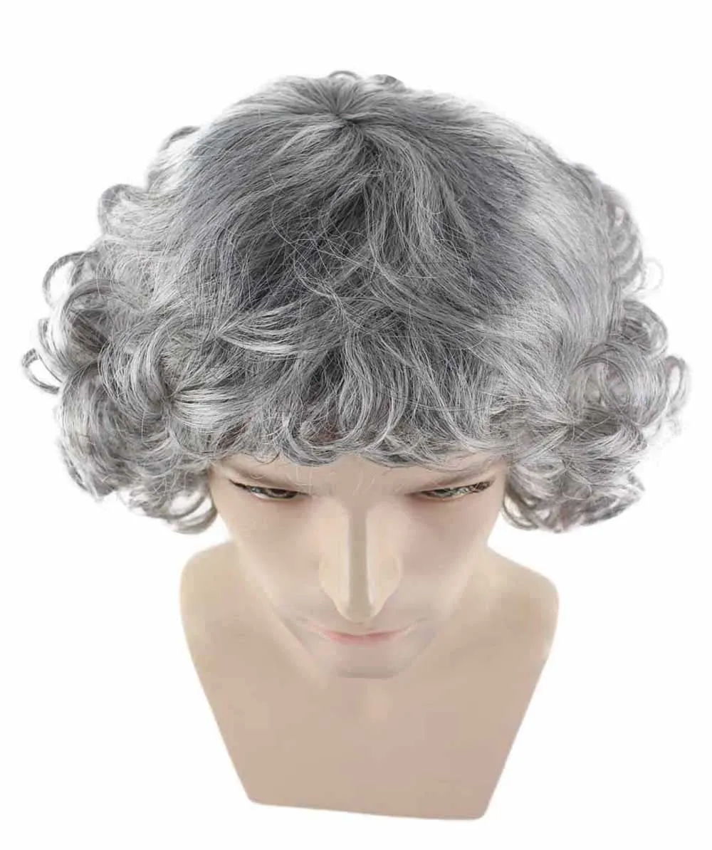 Grey Curly Wig | Cosplay Halloween Wig | Premium Breathable Capless Cap