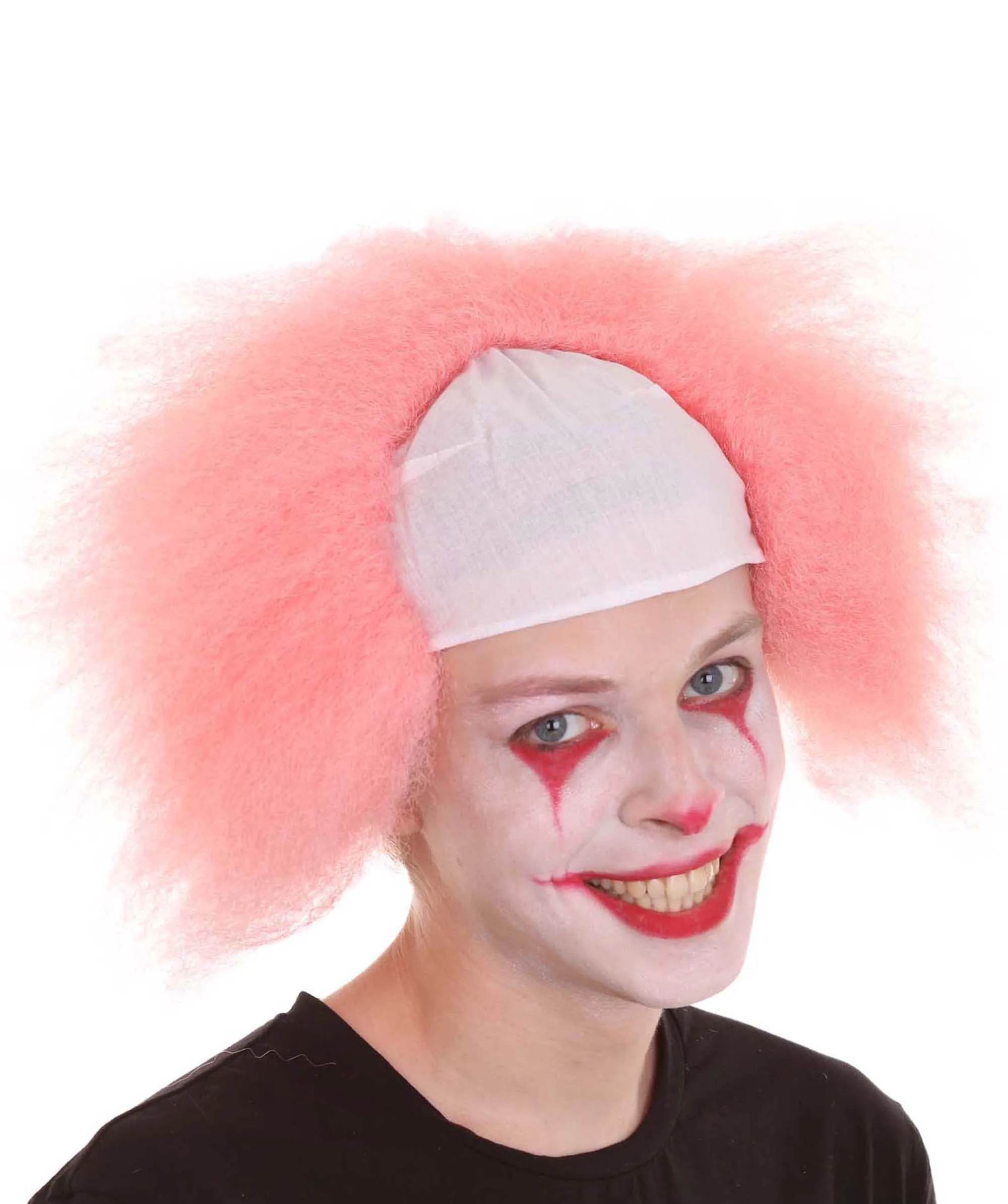 Half Bald Head Men Curly Wig