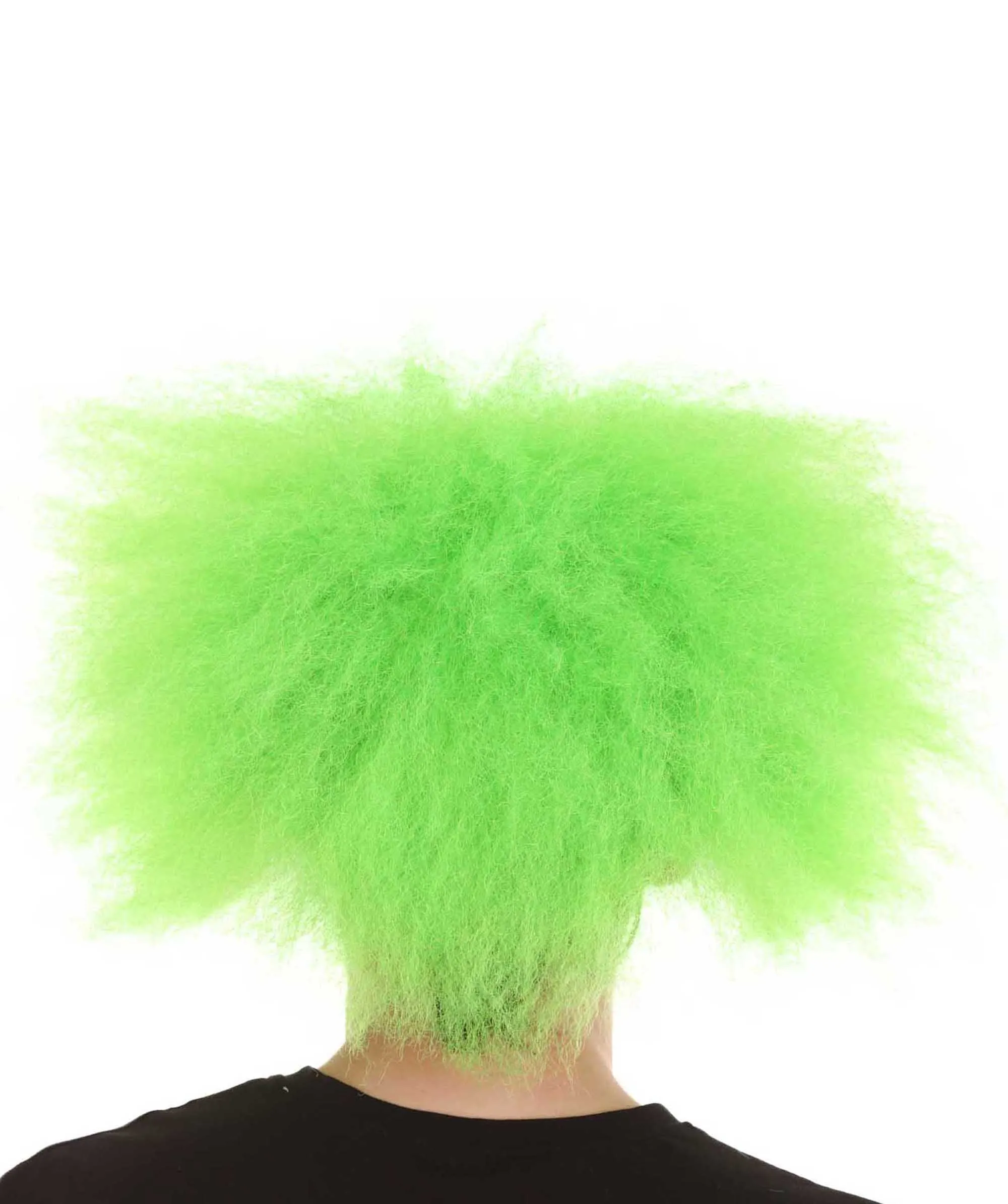 Half Bald Head Men Curly Wig