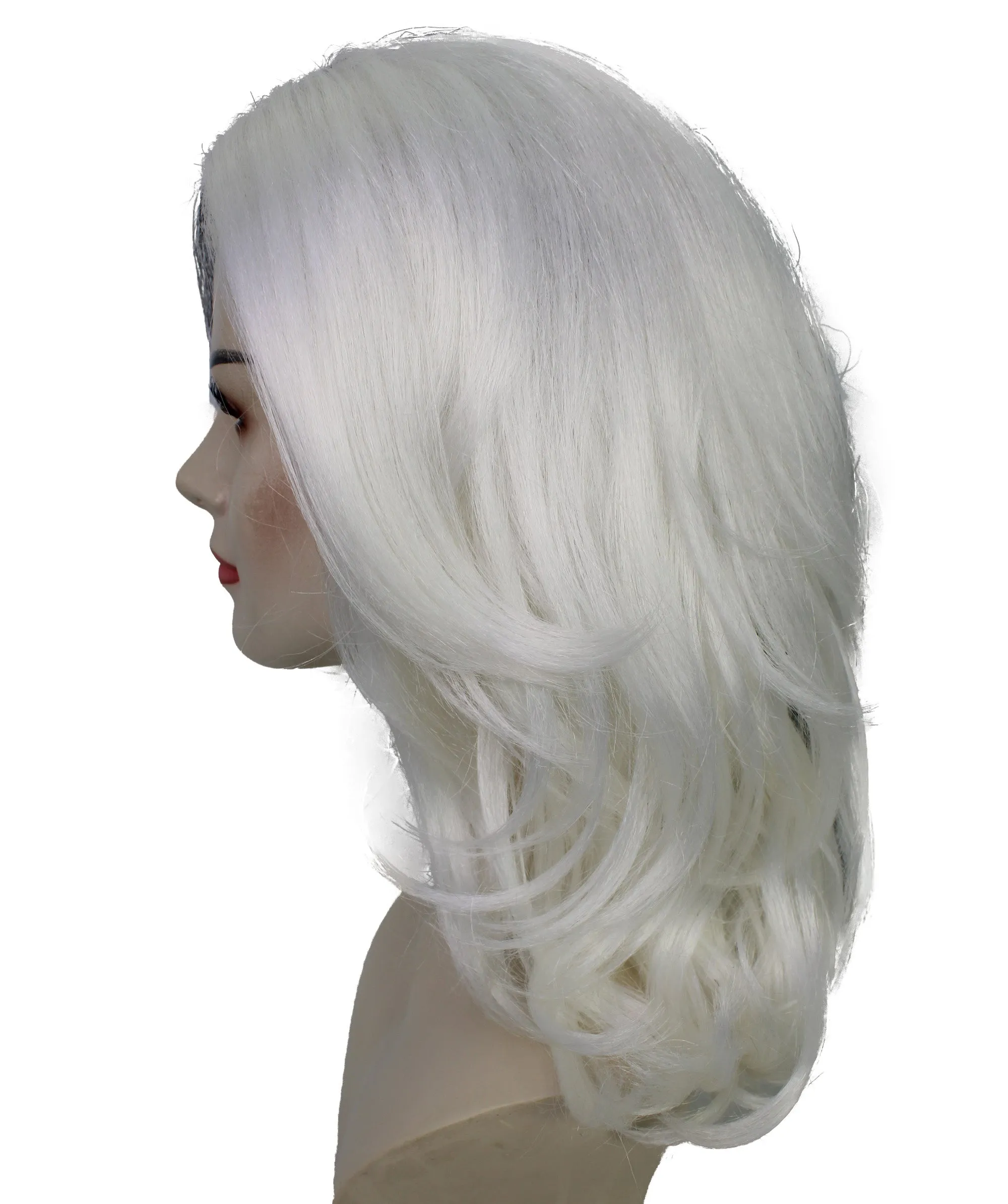 HPO Adult American Female Leader Wig | Multiple Color Layered Blowout Style | Flame Retardant Synthetic Fiber