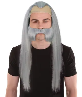 HPO Adult Men's Animated Antagonist Character Leader Cosplay Wig| Perfect for Halloween| Flame-retardant Synthetic Fiber