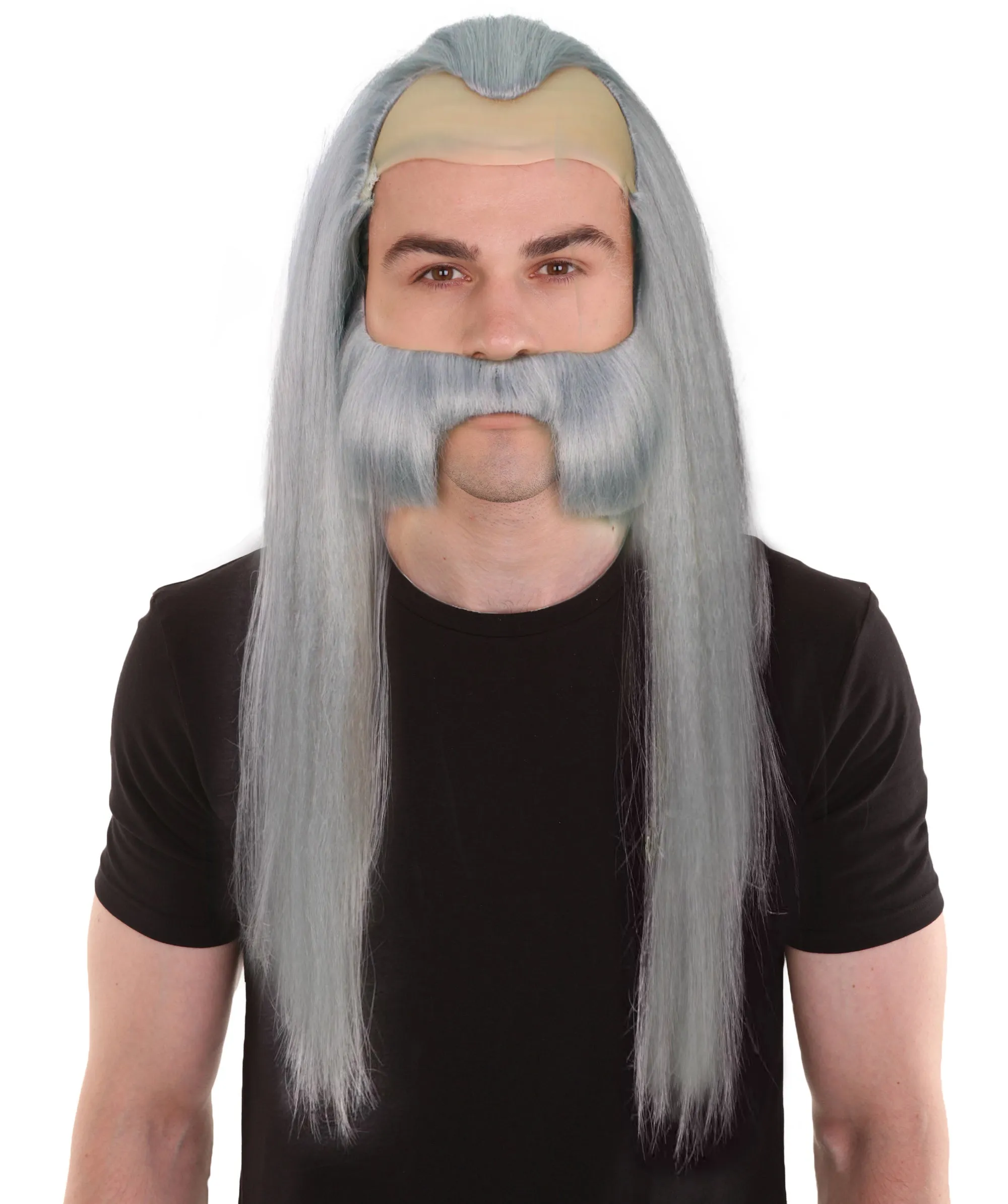 HPO Adult Men's Animated Antagonist Character Leader Cosplay Wig| Perfect for Halloween| Flame-retardant Synthetic Fiber
