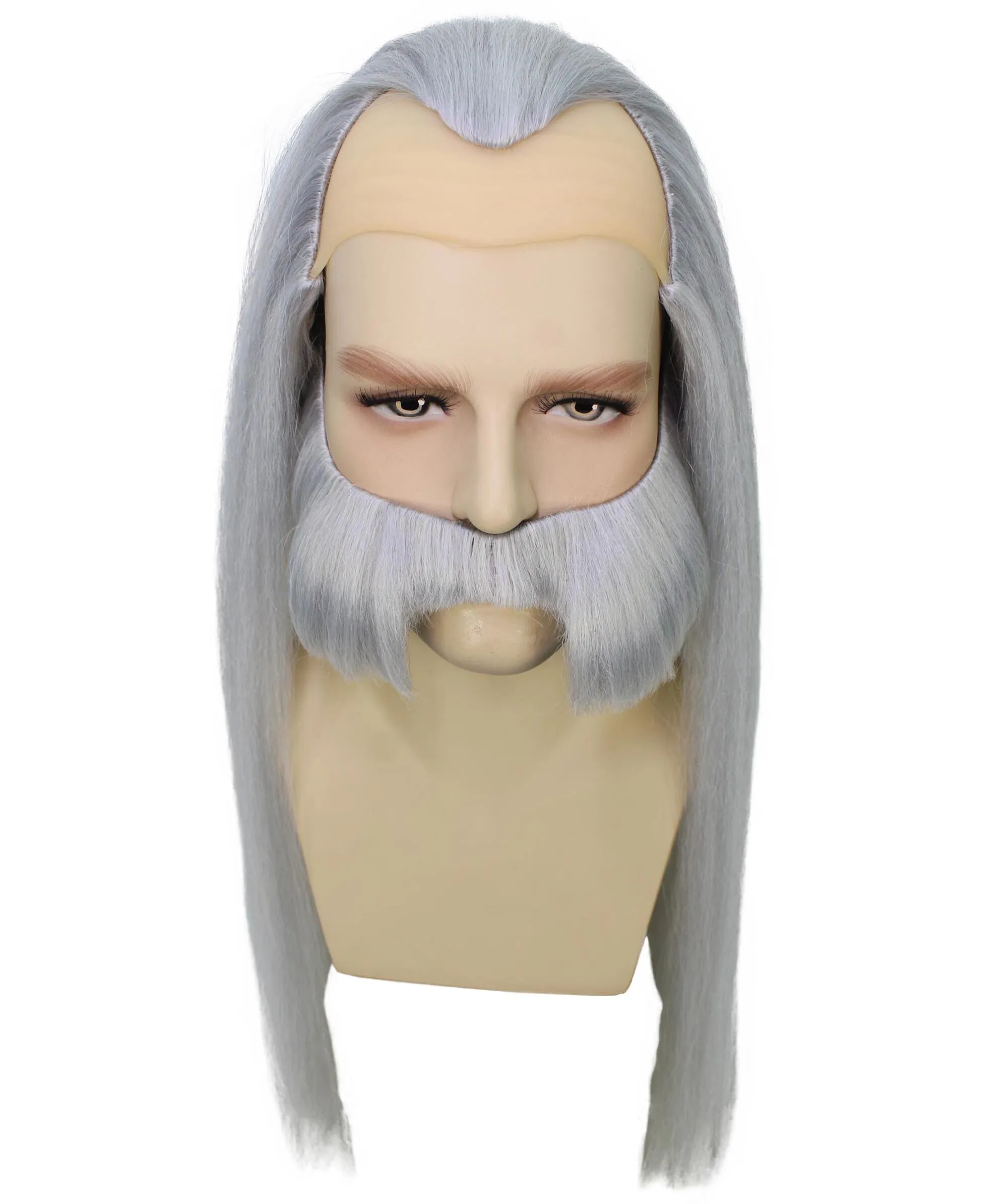 HPO Adult Men's Animated Antagonist Character Leader Cosplay Wig| Perfect for Halloween| Flame-retardant Synthetic Fiber