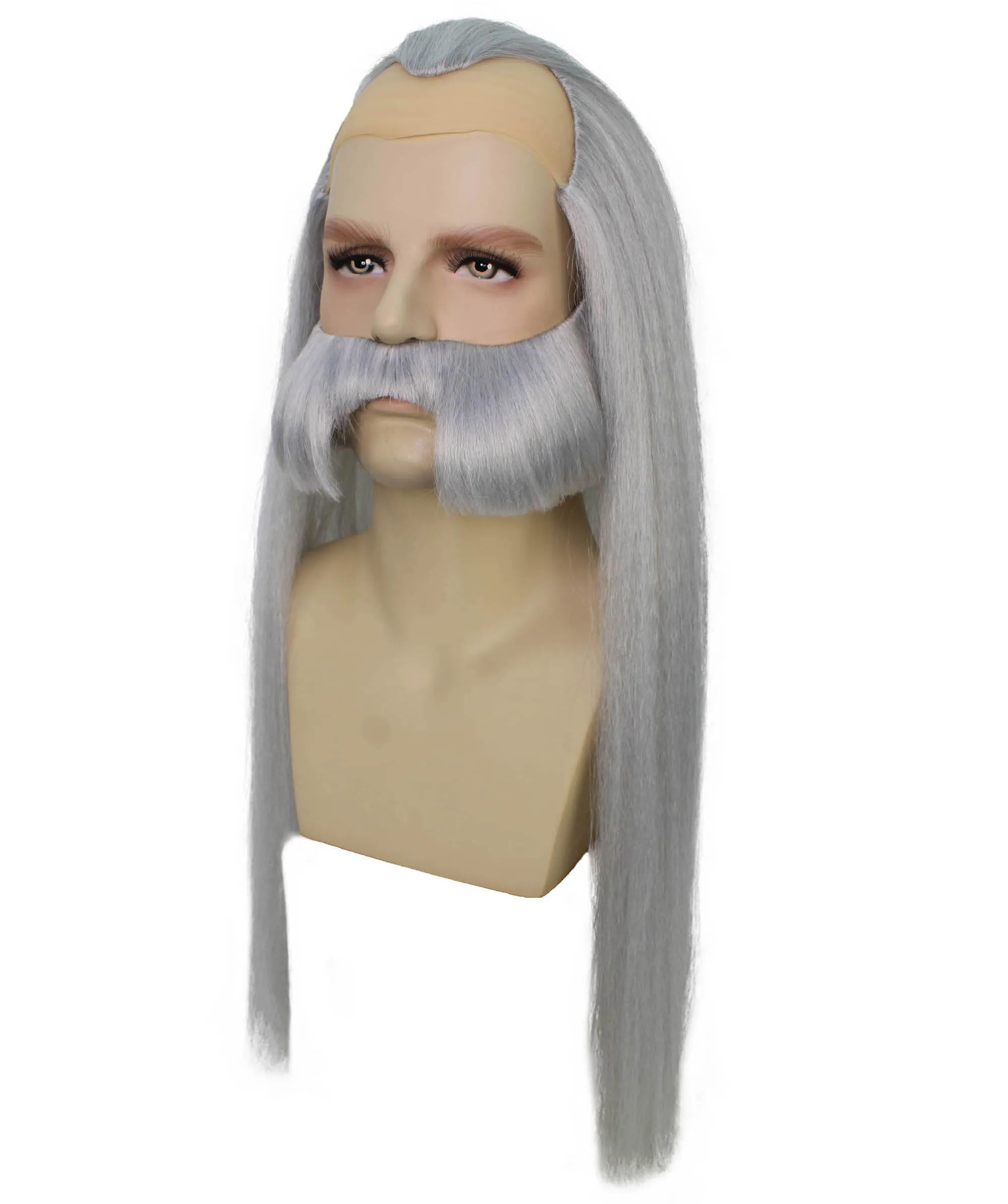 HPO Adult Men's Animated Antagonist Character Leader Cosplay Wig| Perfect for Halloween| Flame-retardant Synthetic Fiber