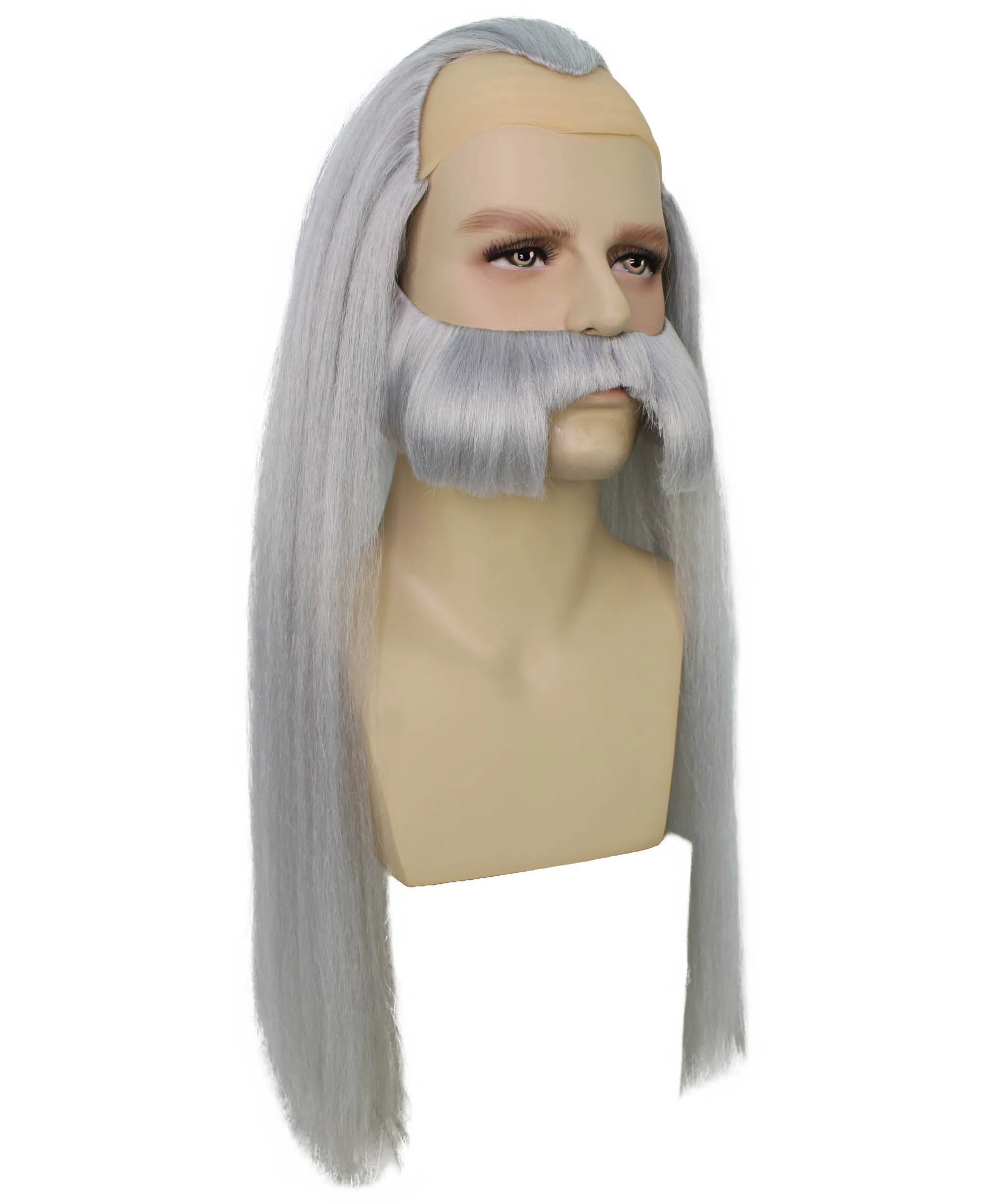 HPO Adult Men's Animated Antagonist Character Leader Cosplay Wig| Perfect for Halloween| Flame-retardant Synthetic Fiber