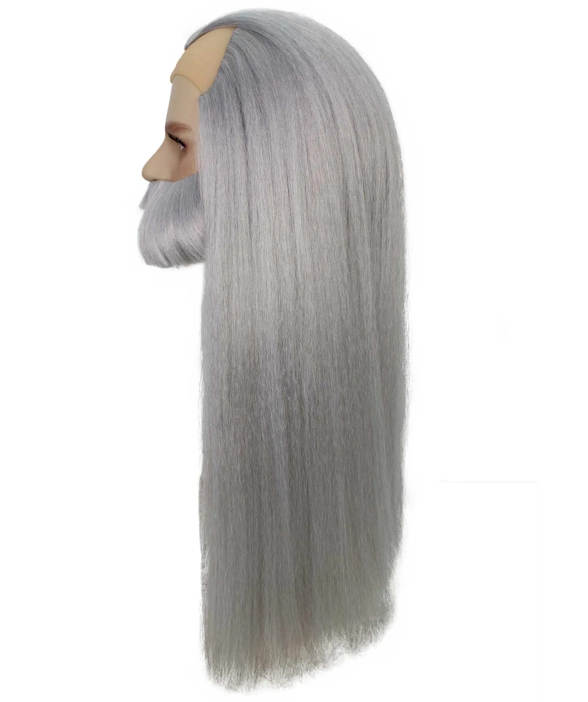 HPO Adult Men's Animated Antagonist Character Leader Cosplay Wig| Perfect for Halloween| Flame-retardant Synthetic Fiber
