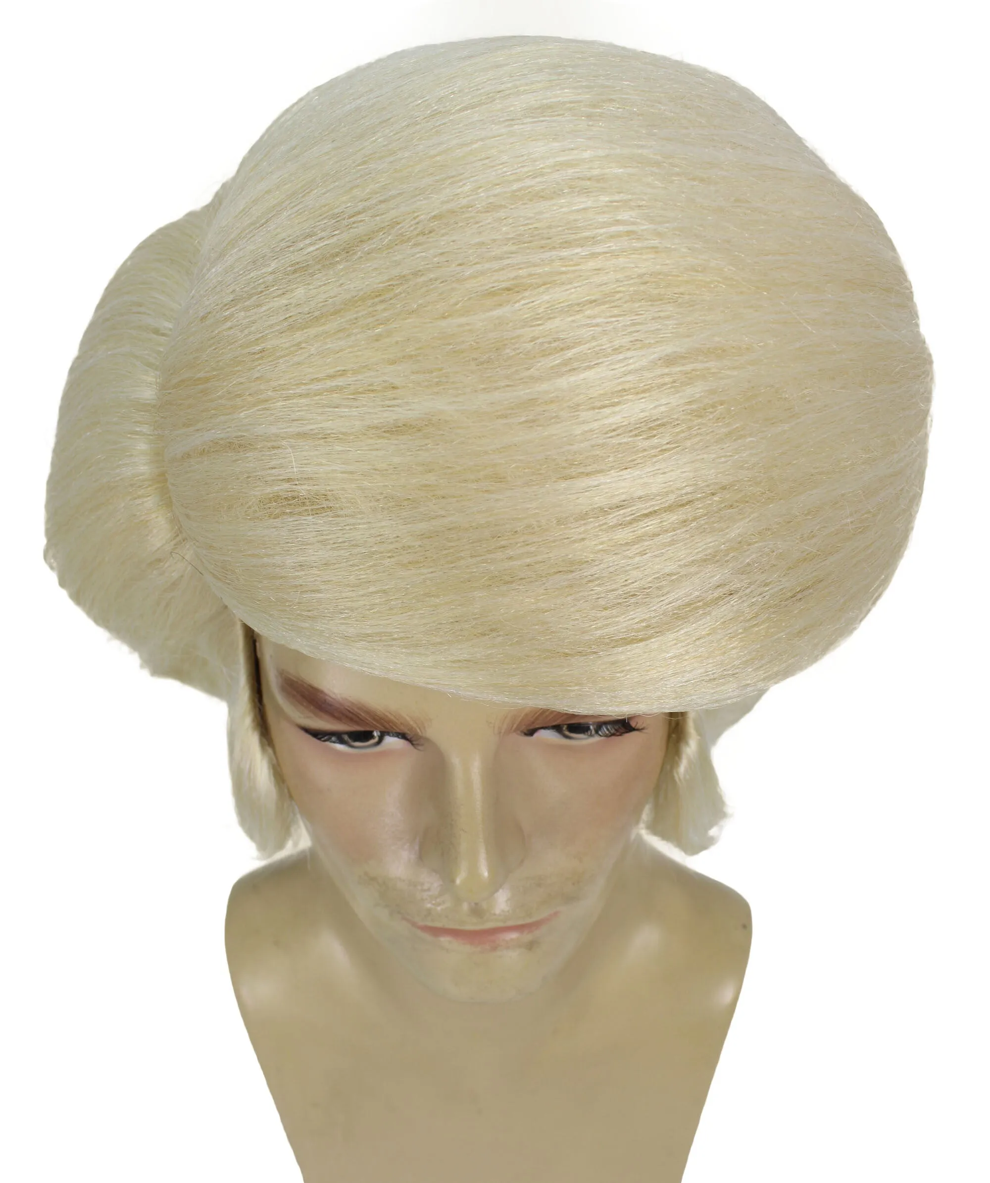 HPO Adult Men's Animated Movie Villain Blonde Puffy Wig | Best for Halloween | Flame-retardant Synthetic Fiber