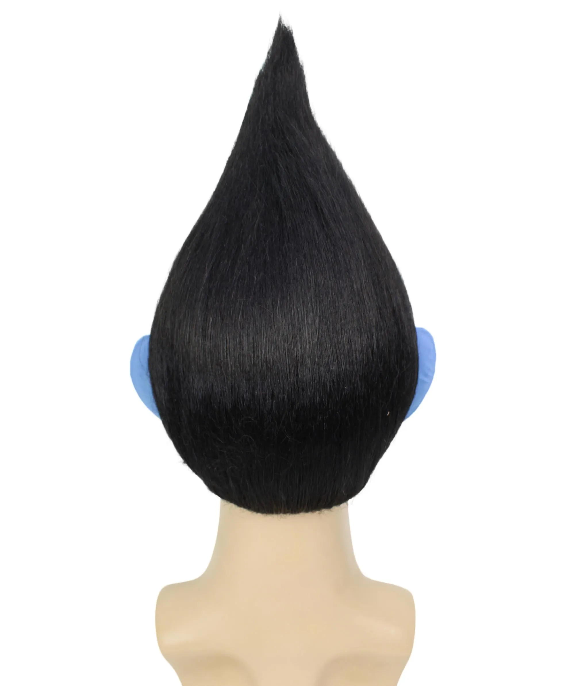 HPO Adult Men's Pointy Diamond Guy Troll Wig with Blue Ears | Multiple Color Options