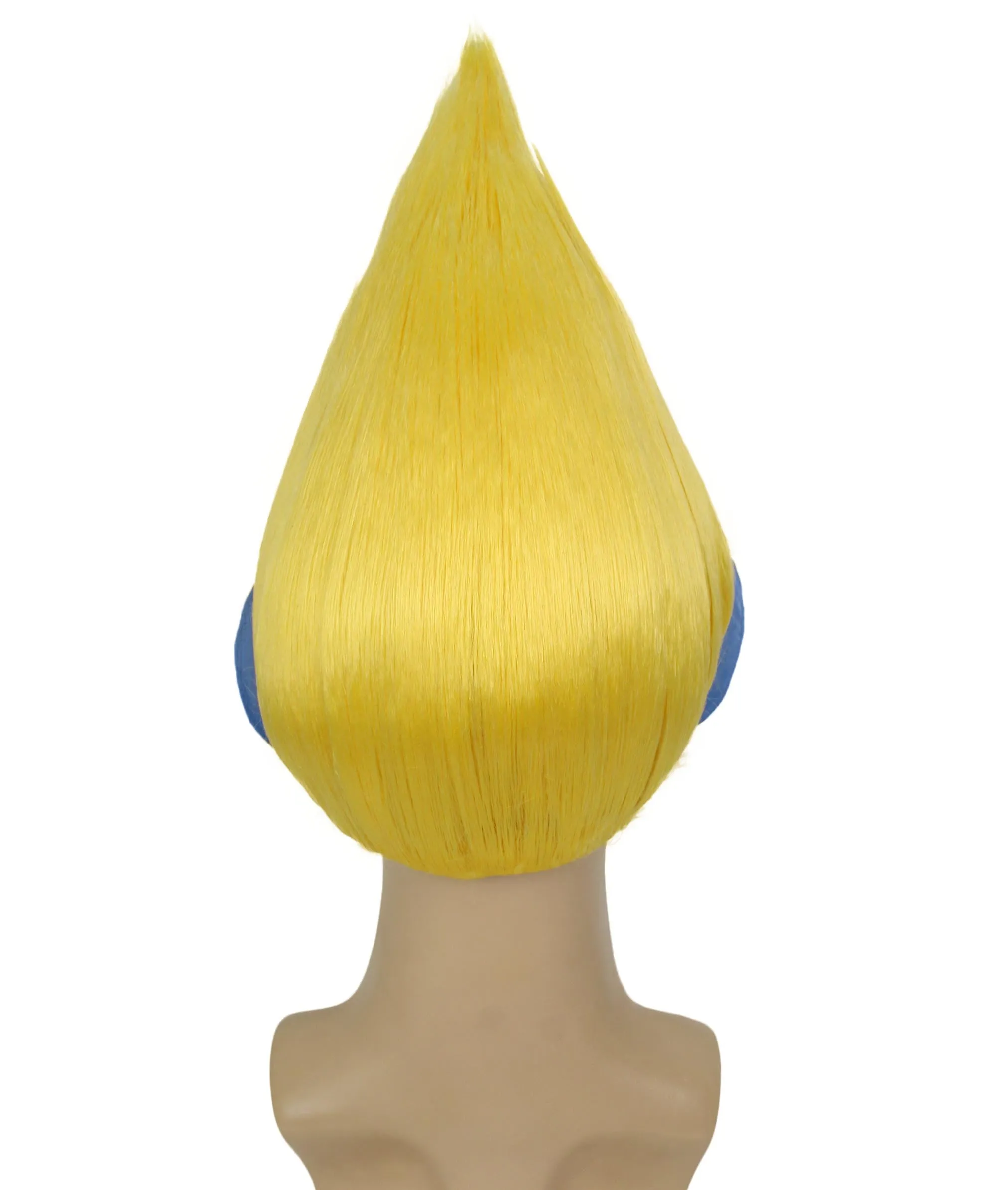 HPO Adult Men's Pointy Diamond Guy Troll Wig with Blue Ears | Multiple Color Options
