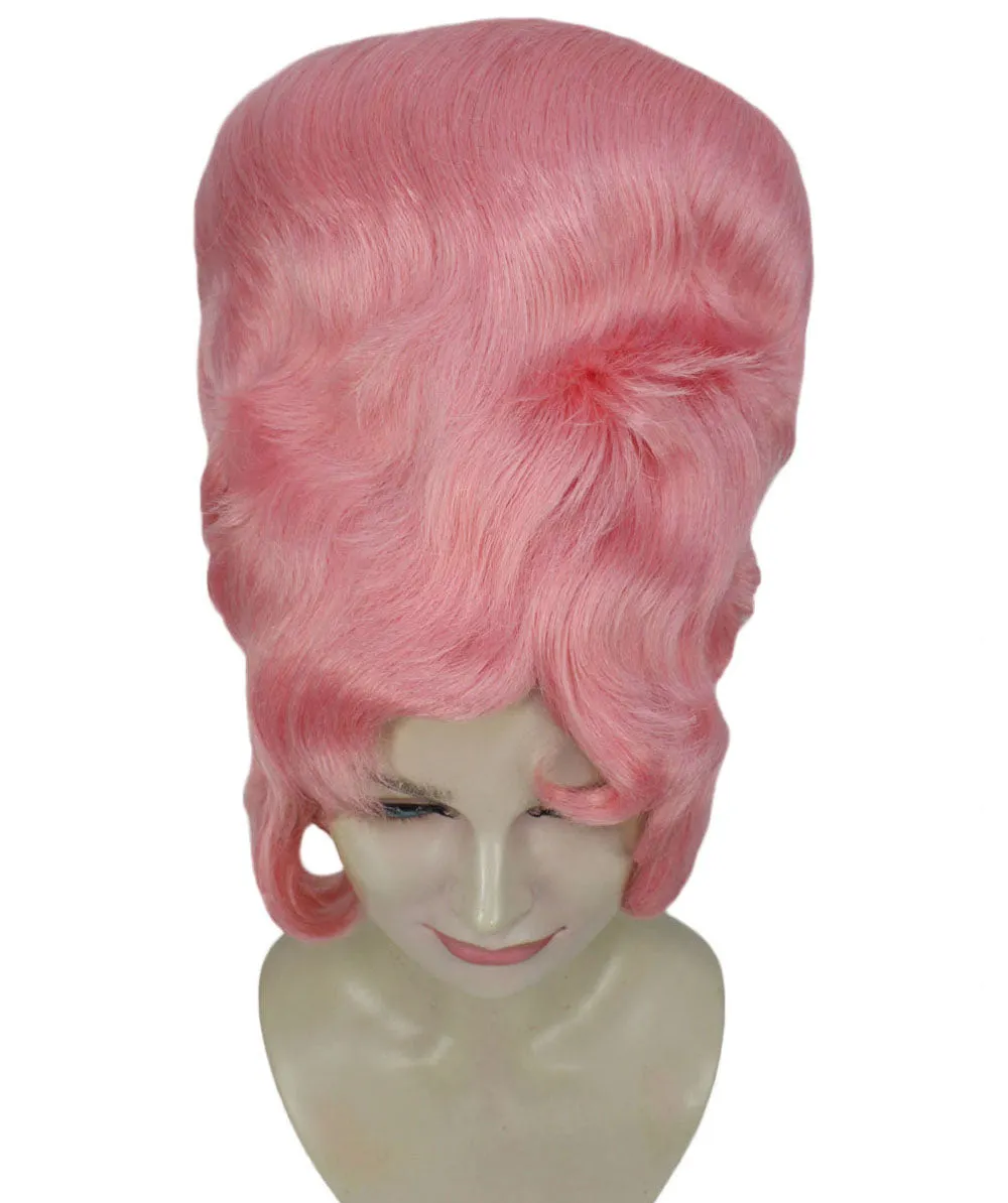 HPO Adult Women's 18th Century Colonial Lady Wig | Multiple Color  Historical Wig | Premium Breathable Capless Cap