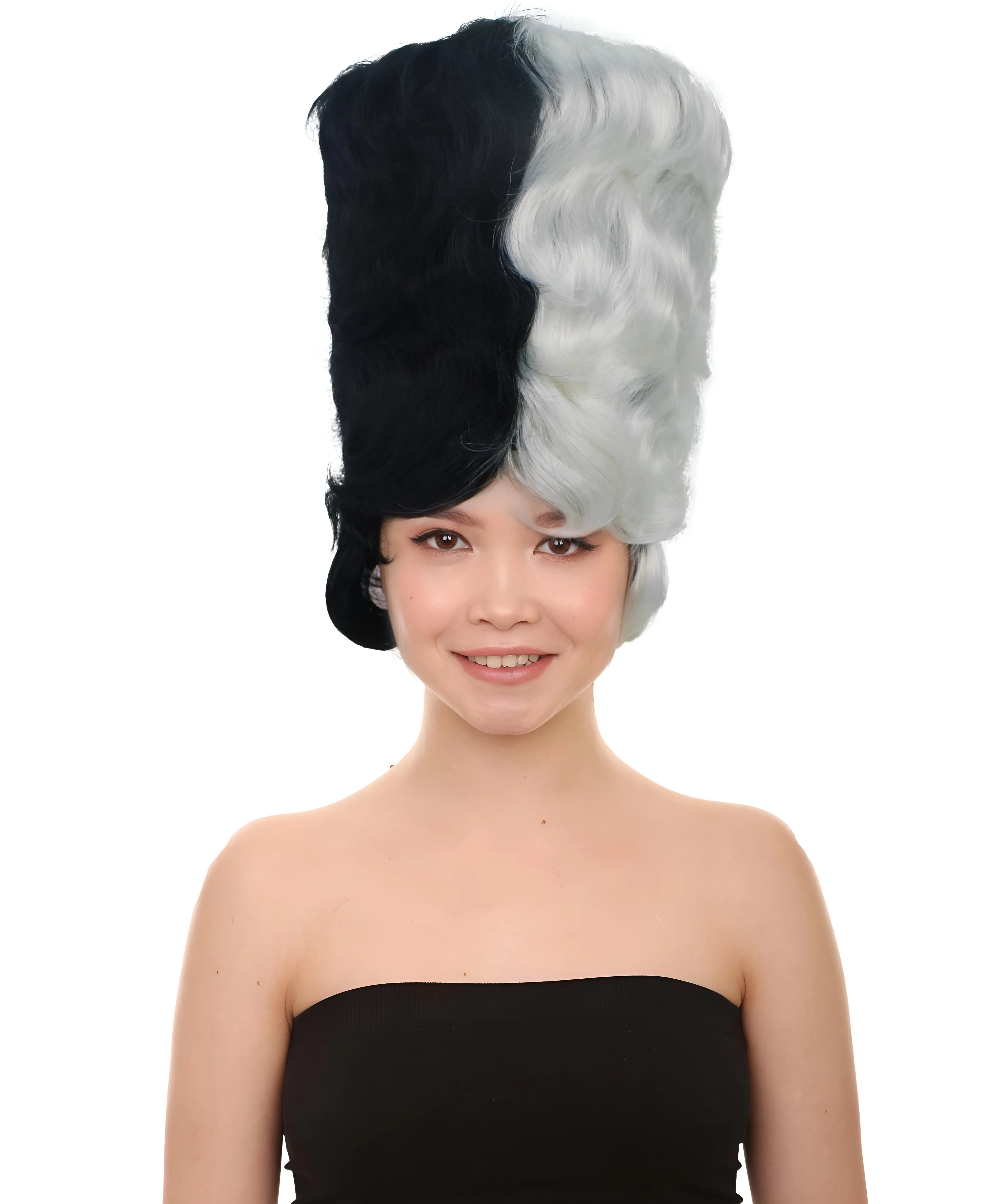 HPO Adult Women's 18th Century Colonial Lady Wig | Multiple Color  Historical Wig | Premium Breathable Capless Cap