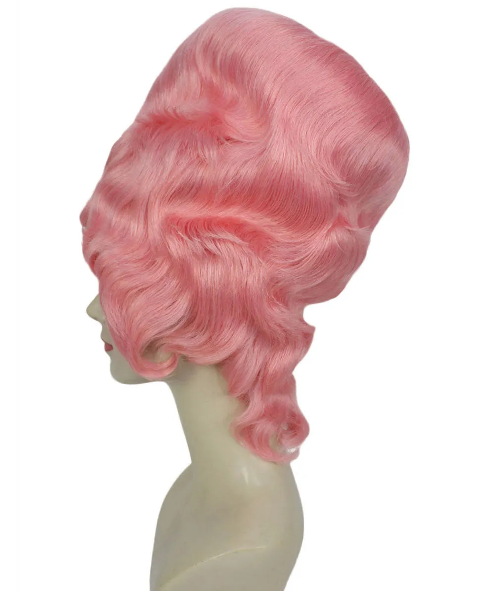 HPO Adult Women's 18th Century Colonial Lady Wig | Multiple Color  Historical Wig | Premium Breathable Capless Cap
