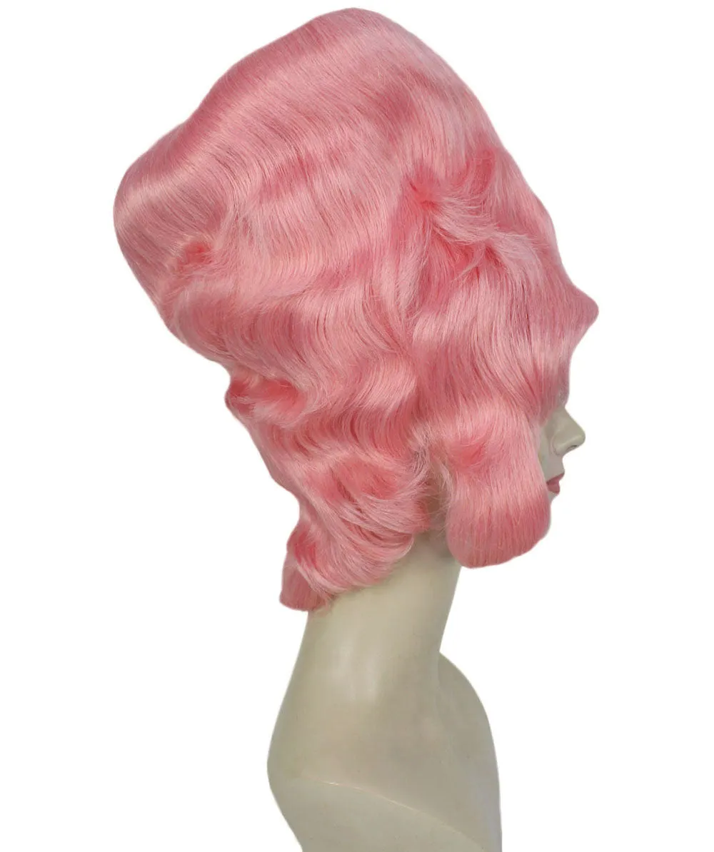 HPO Adult Women's 18th Century Colonial Lady Wig | Multiple Color  Historical Wig | Premium Breathable Capless Cap